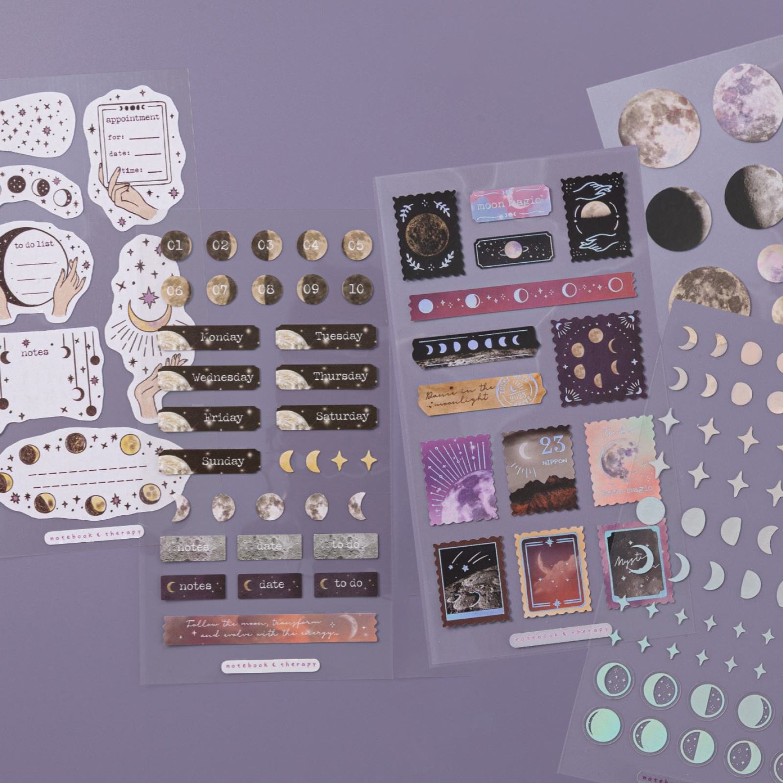 Tsuki ‘Lunar Mystery’ Sticker Set ☾