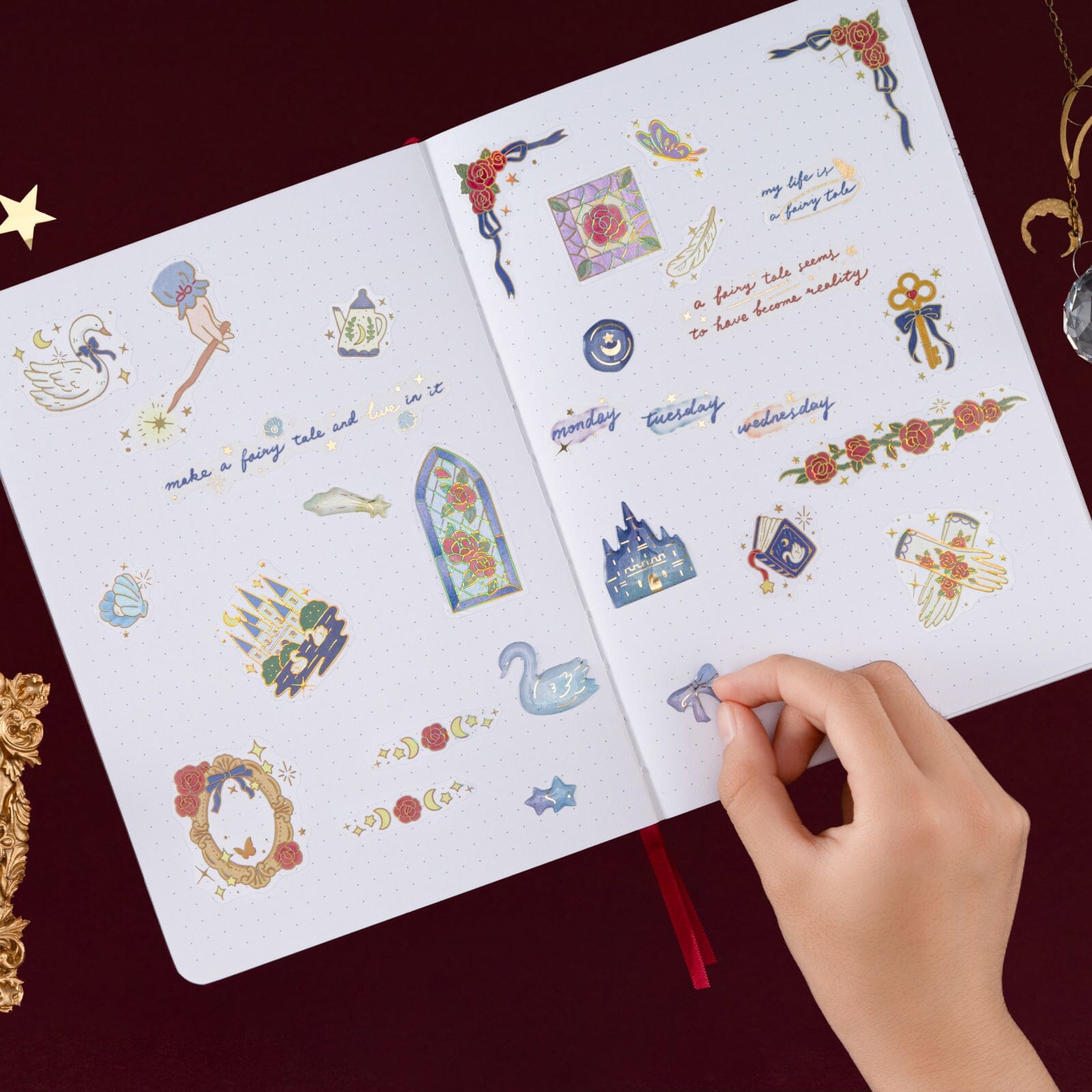 Tsuki ‘Once Upon a Time’ 3D Sticker Set ☾