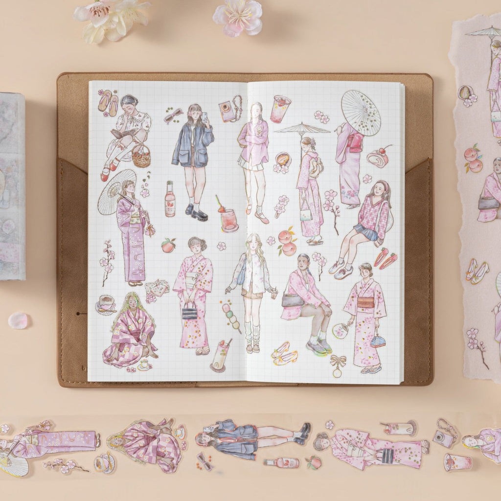 Hinoki - ‘Into the Spring’ PET Decorative Tape