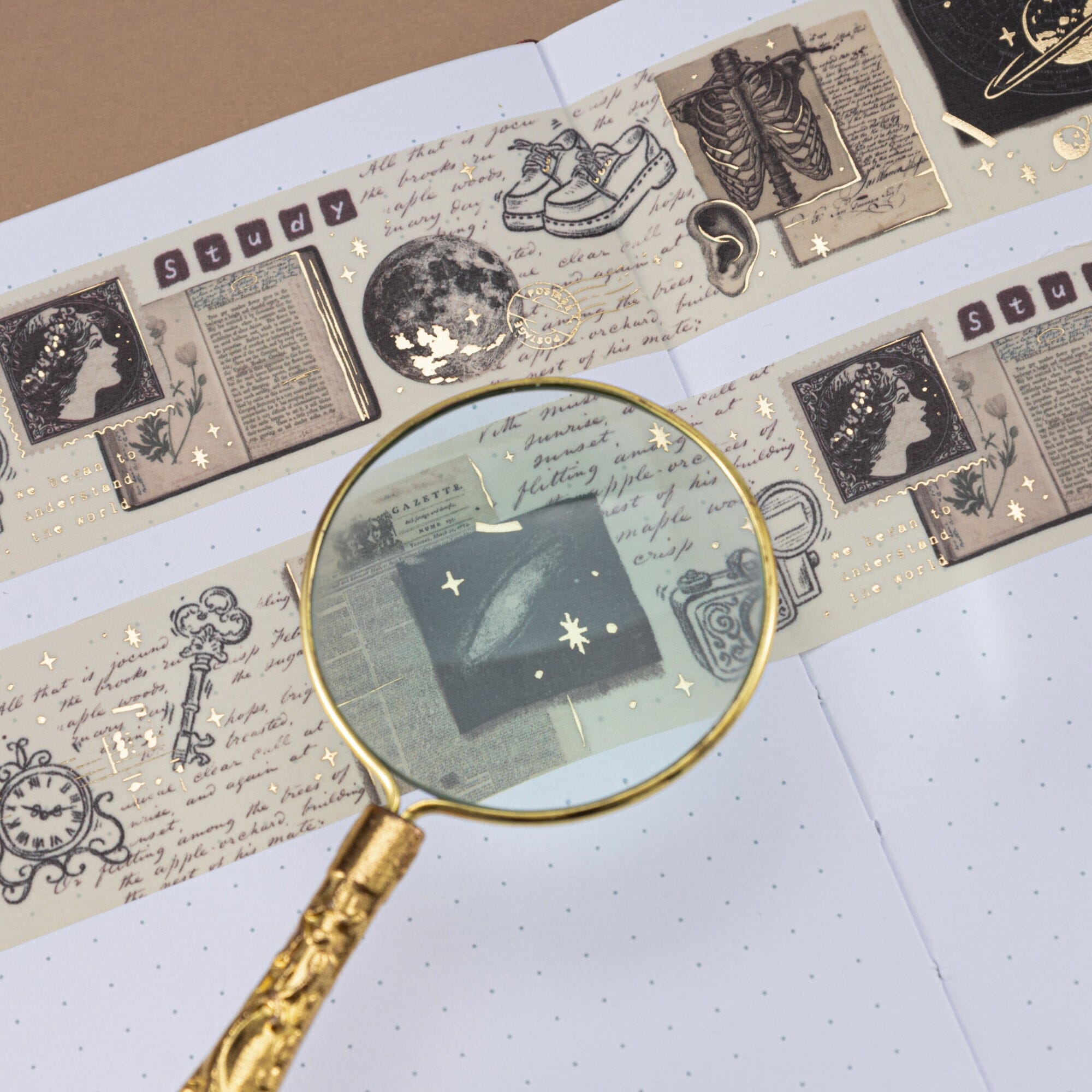 Tsuki ‘Vintage Academia’ Washi Tape Set ☾