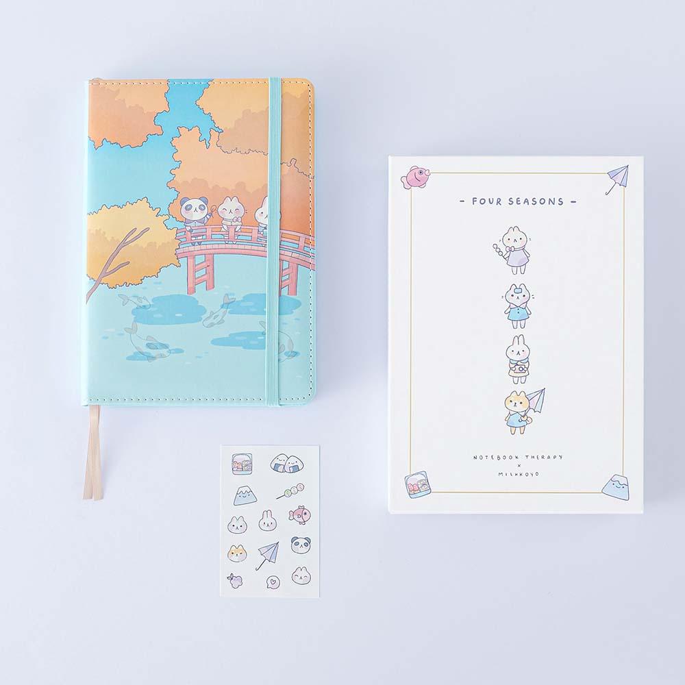 Tsuki ‘Four Seasons: Autumn Edition’ Bullet Journal ☾ @milkkoyo x NotebookTherapy