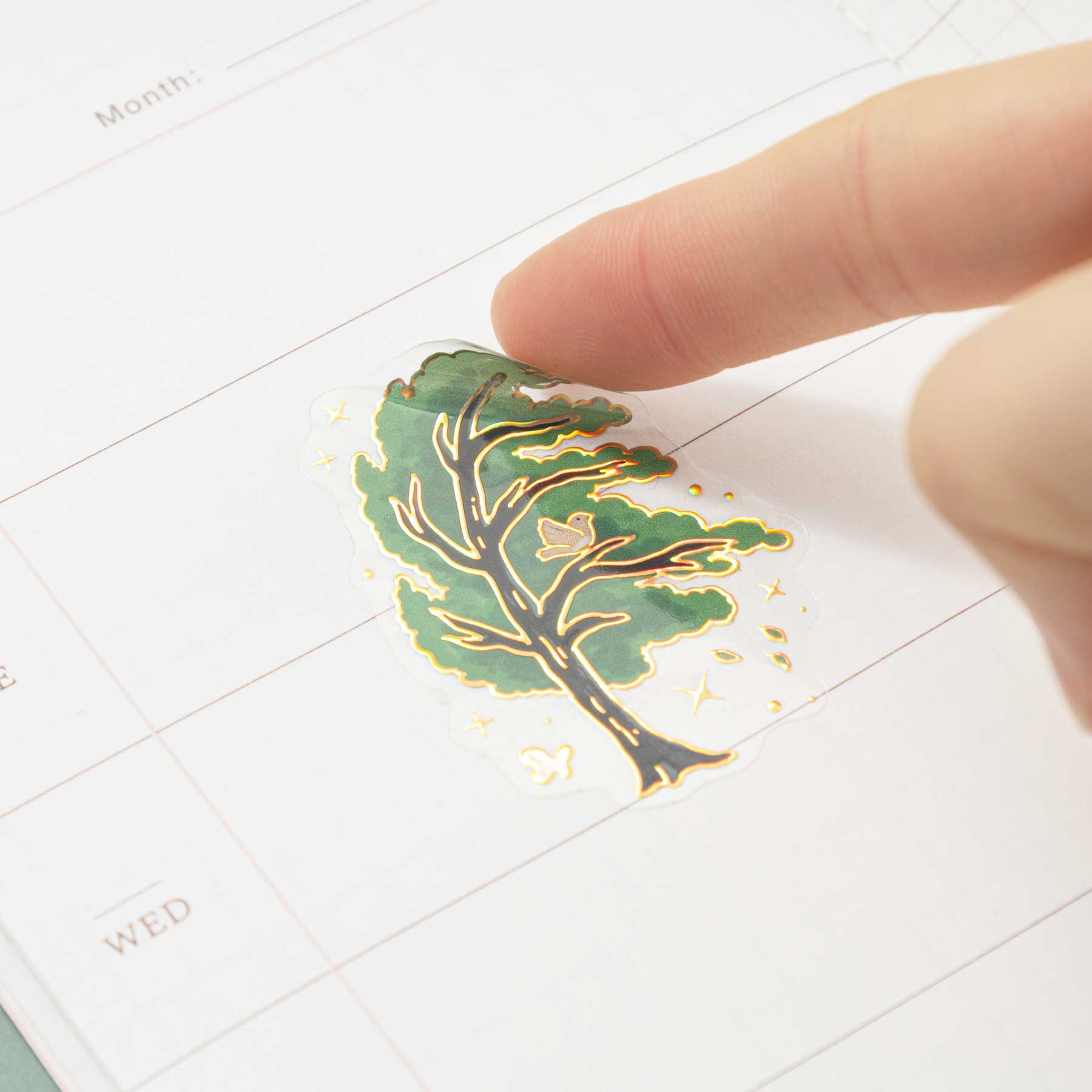 Tsuki ‘Secret Garden’ 3D Foil Sticker Set ☾