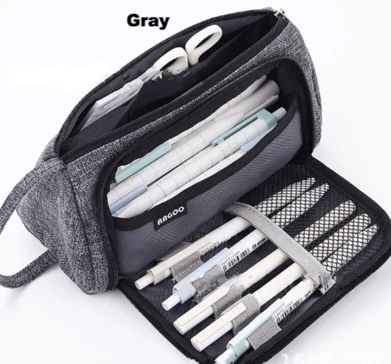 Pouched Stationery Organiser Pencil Case