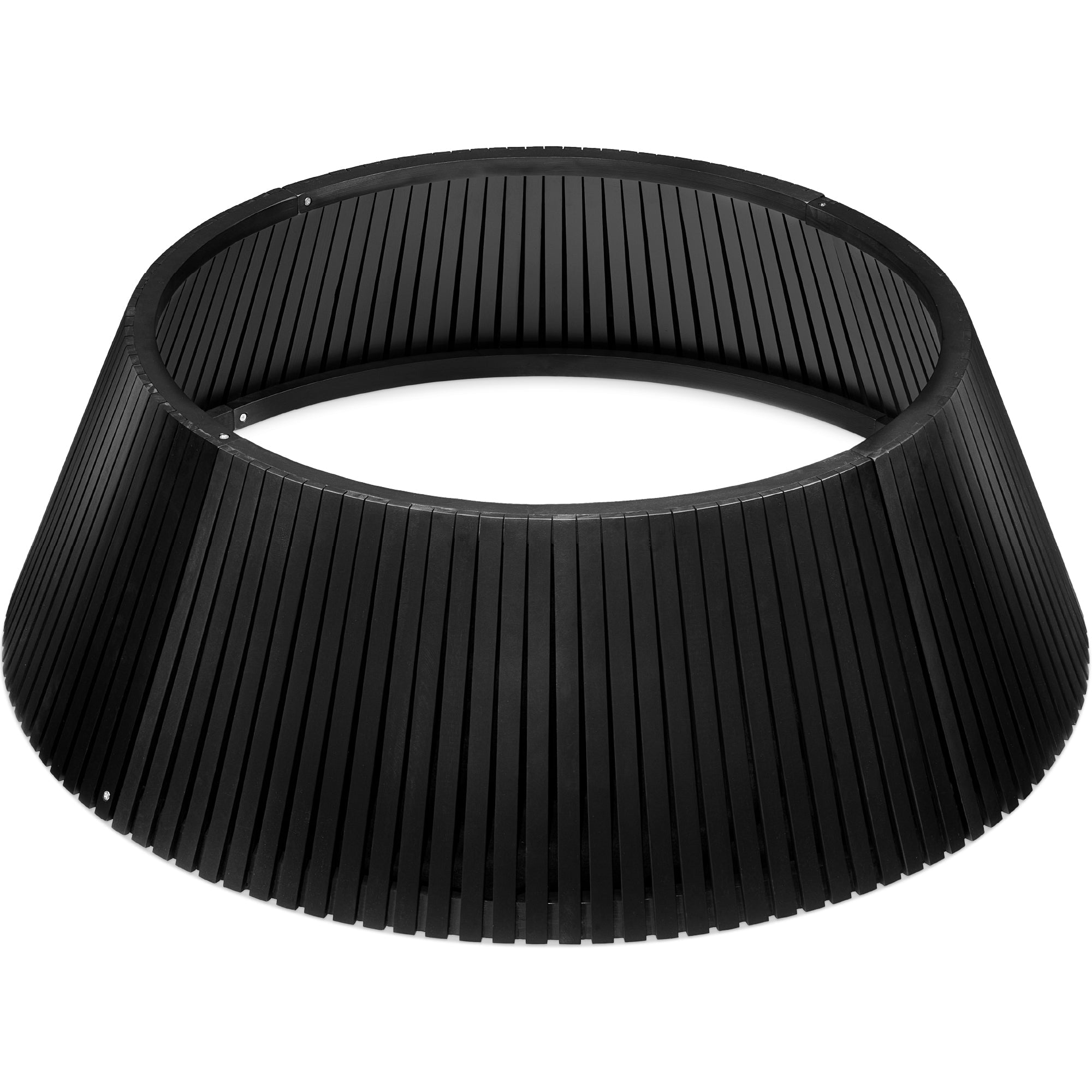 Christmas Tree Collar, Solid Wood Slatted Tree Accessory - 36in