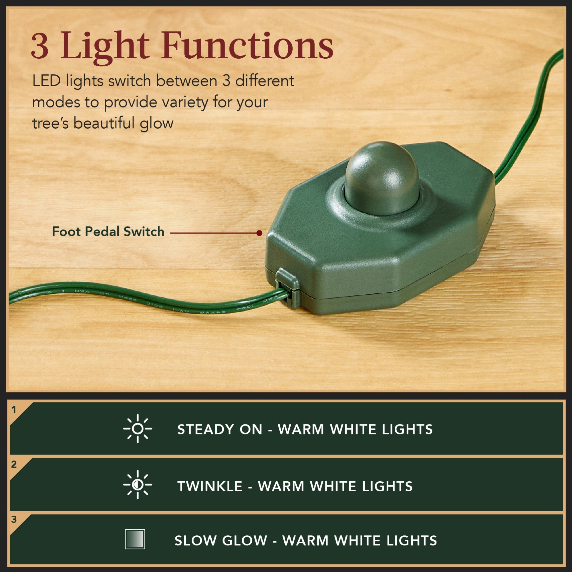 Pre-Lit Frosted Artificial Green Spruce Christmas Tree, w/Easy Assembly