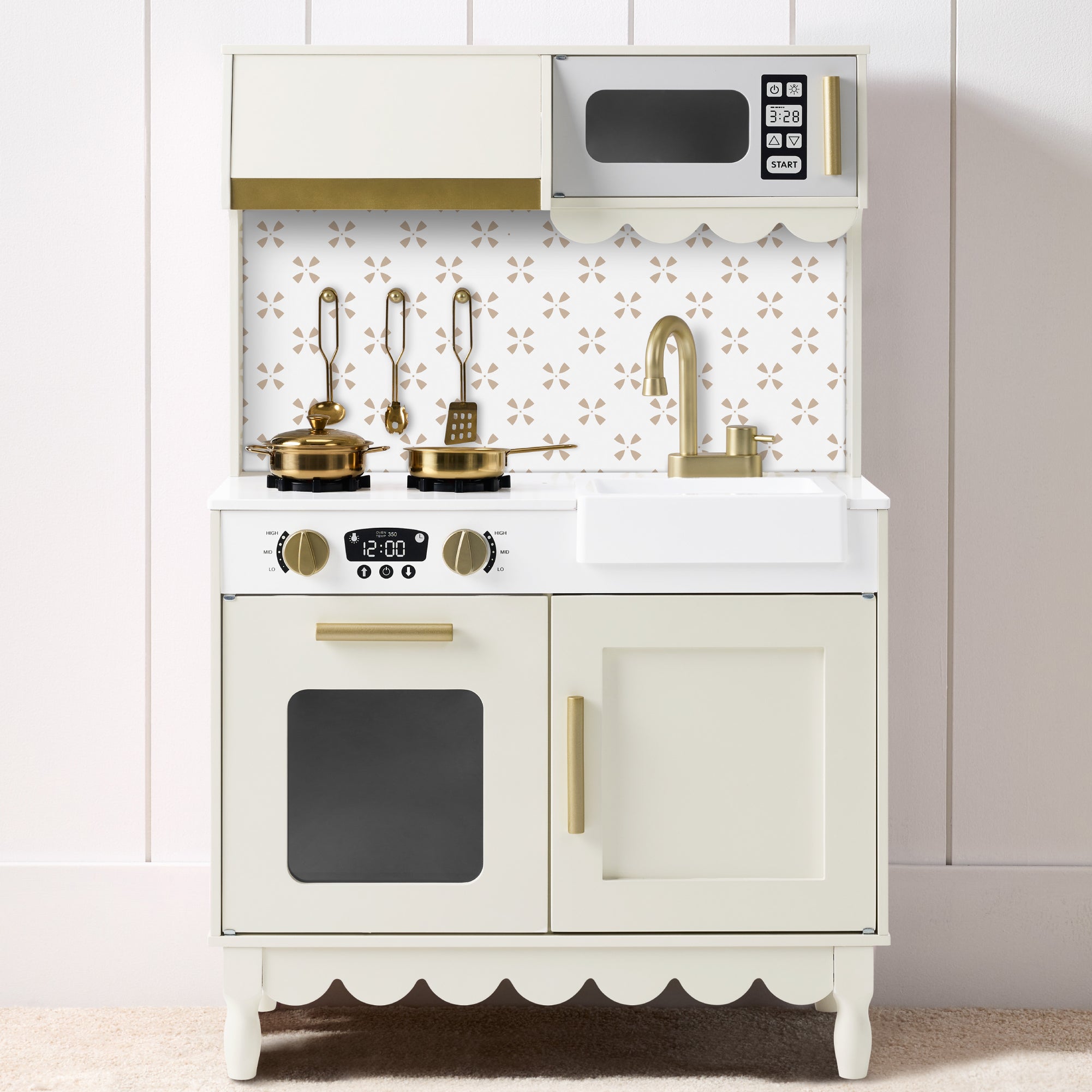Toddler Kitchen Playset - Pretend Cooking Set