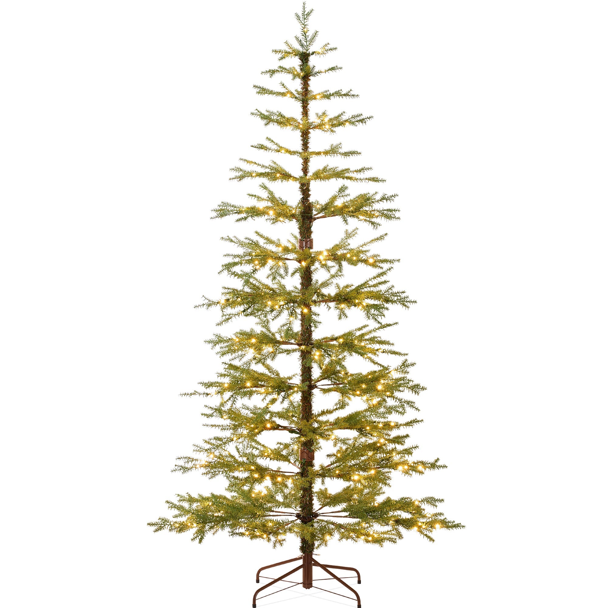 Pre-Lit Sparse Christmas Tree w/ 2-in-1 LED Lights, Cordless Connection