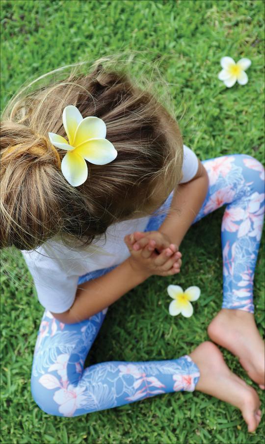 Hibiscus Kiss Mini Me Leggings