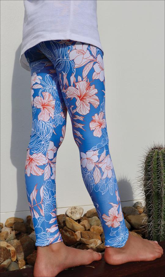 Hibiscus Kiss Mini Me Leggings