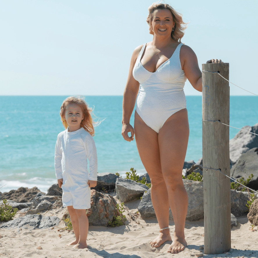 Ari Kids Short Suit - Terry White