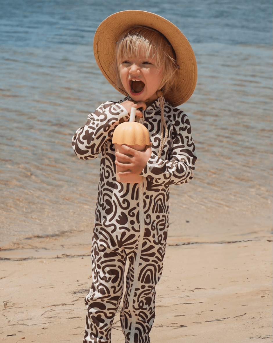 Sidney Full Coverage Kids Swim Suit  - Coco Confetti