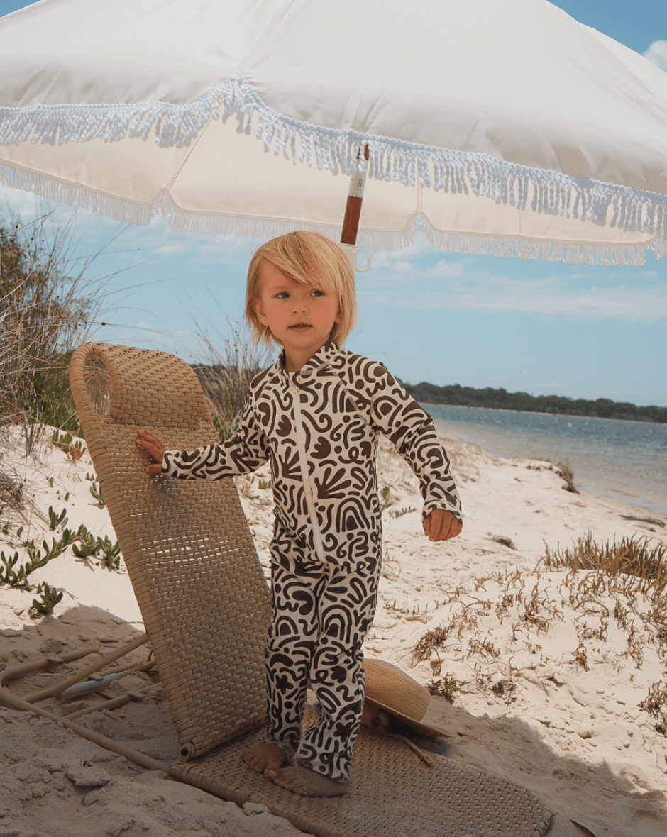 Sidney Full Coverage Kids Swim Suit  - Coco Confetti