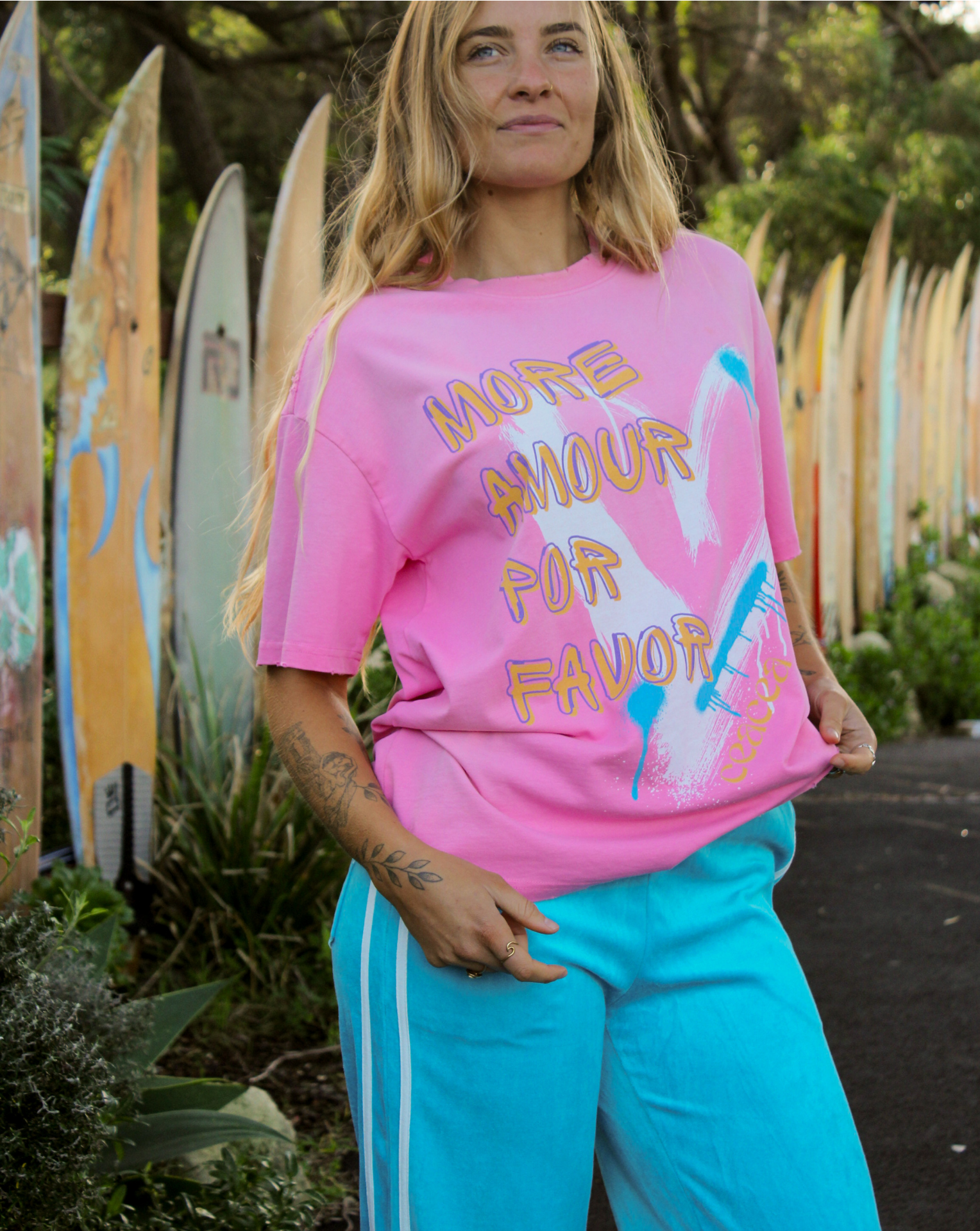 More Amour Tee - Pink