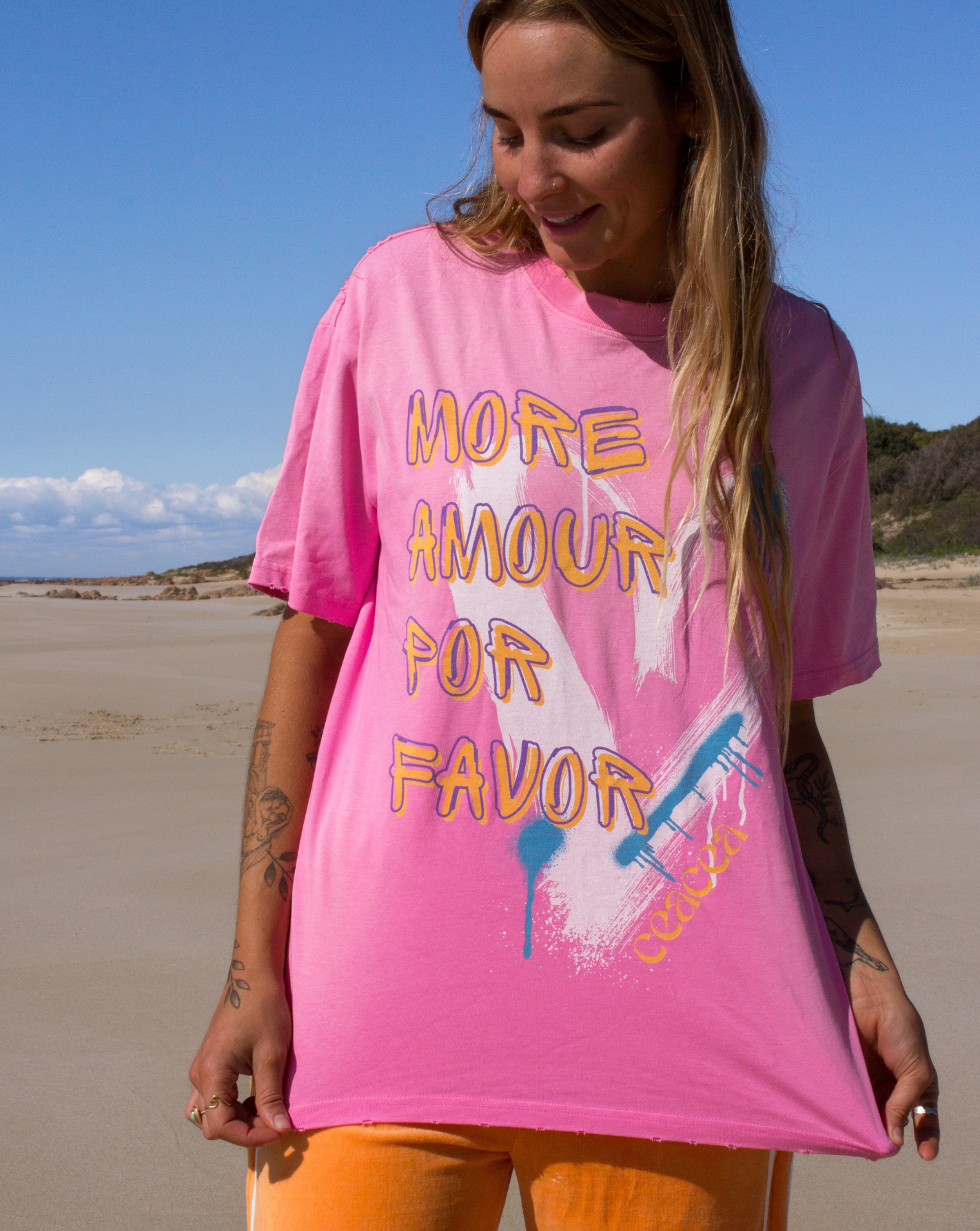 More Amour Tee - Pink