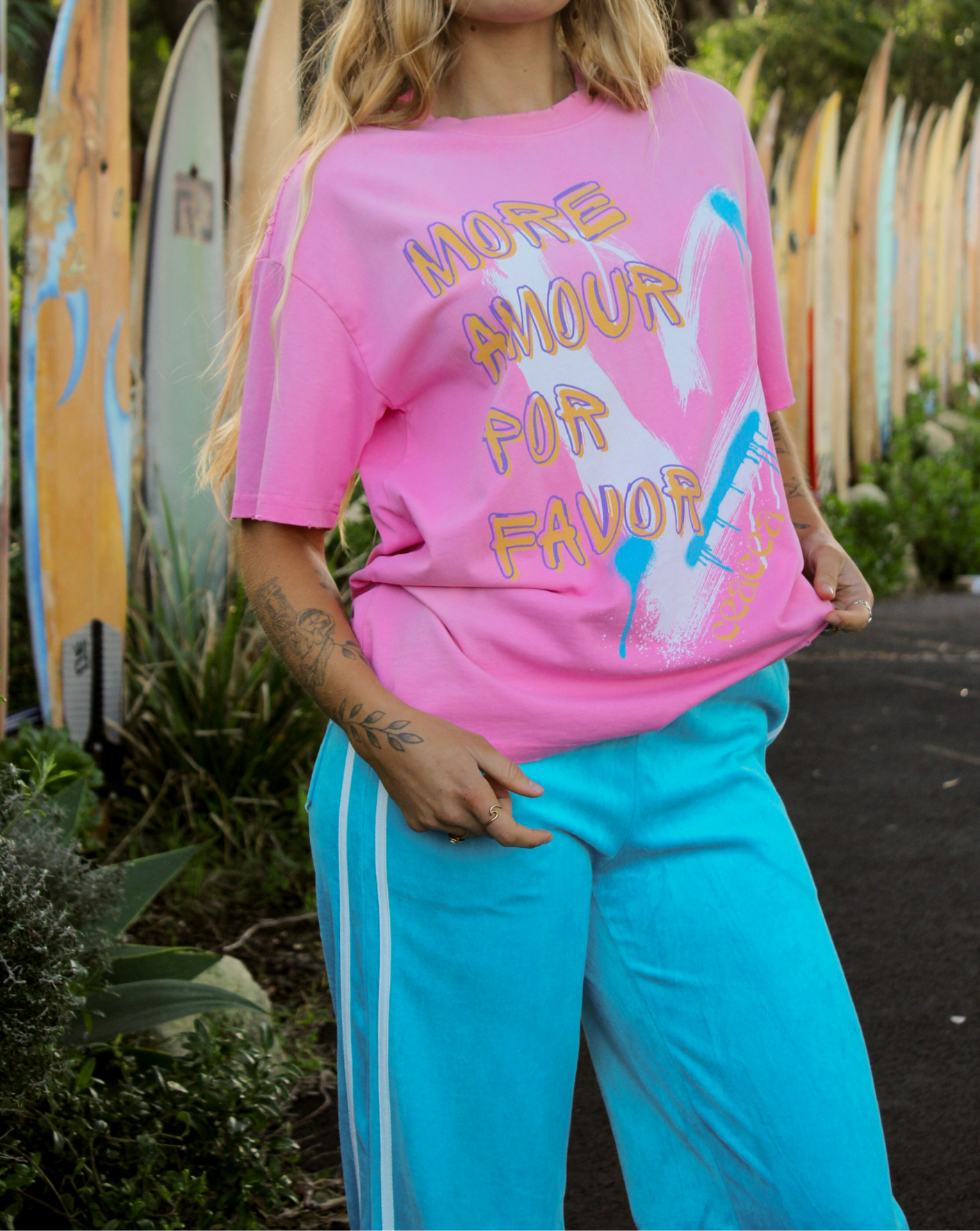 More Amour Tee - Pink