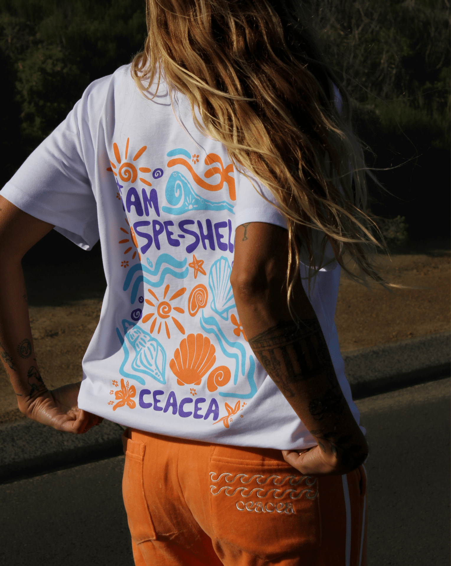 Spe-Shell Tee - White