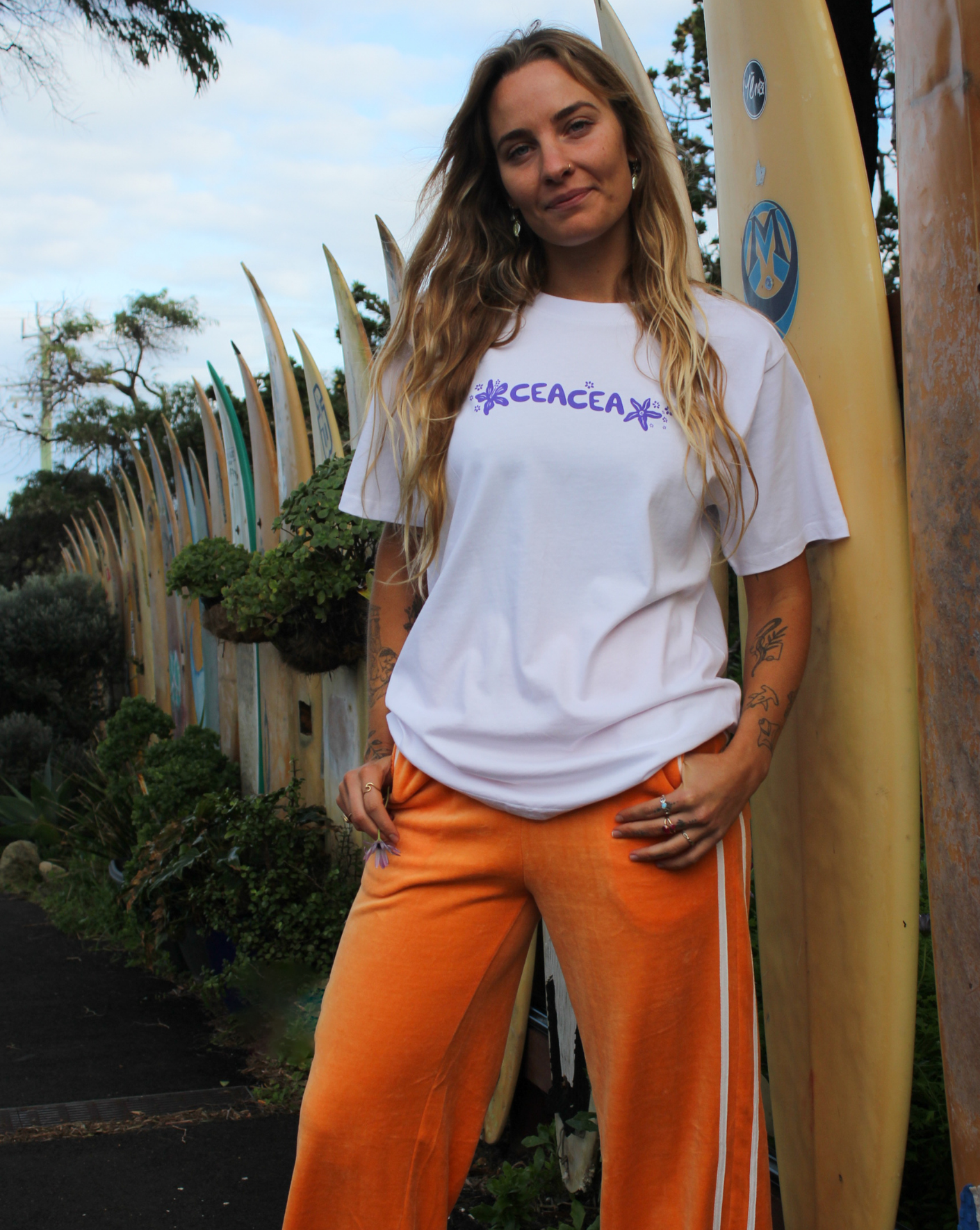 Spe-Shell Tee - White