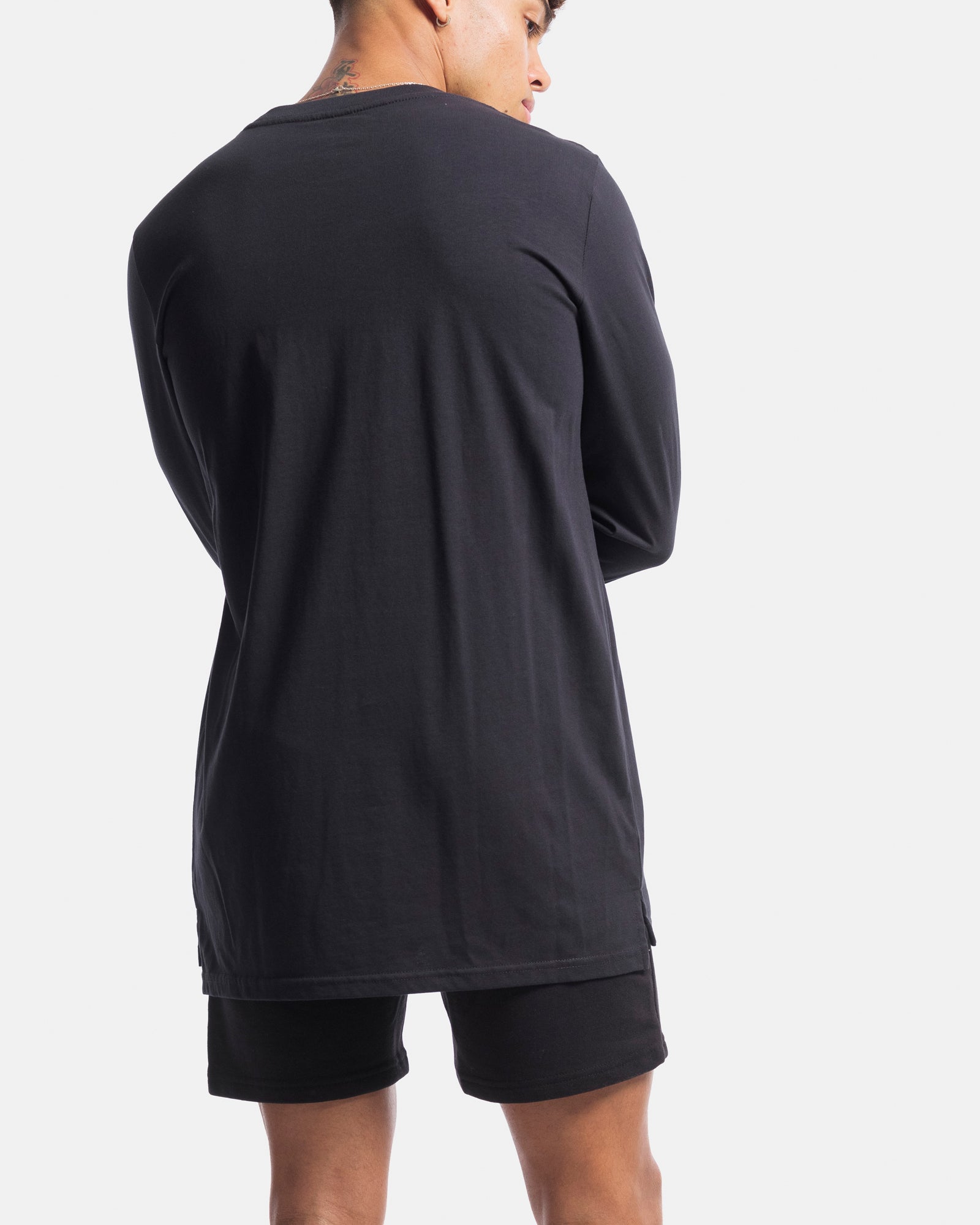 Mens Contract Rise Long Sleeve Tee - Ink