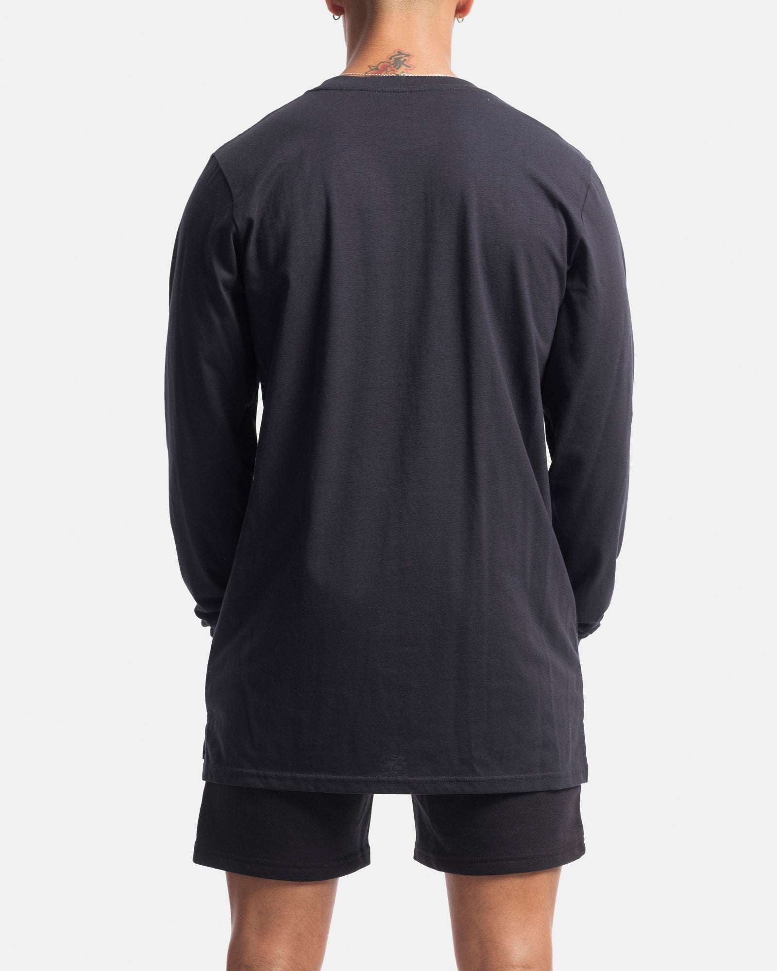 Mens Contract Rise Long Sleeve Tee - Ink
