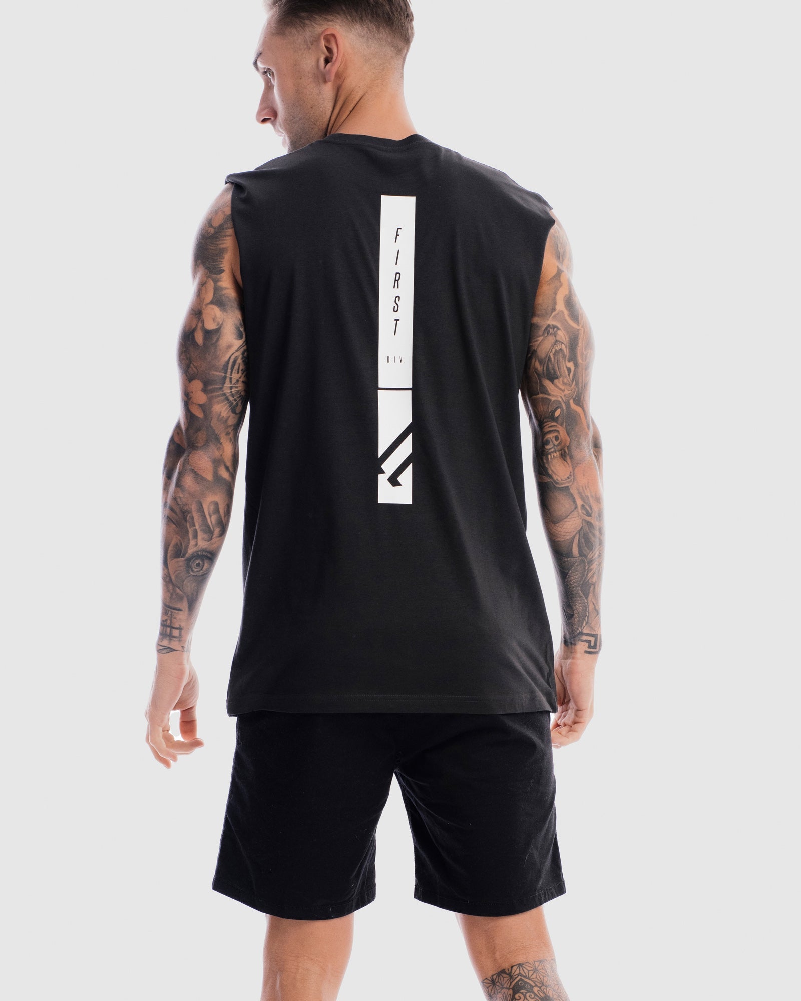 Mens Midfield Tank - Vintage Black