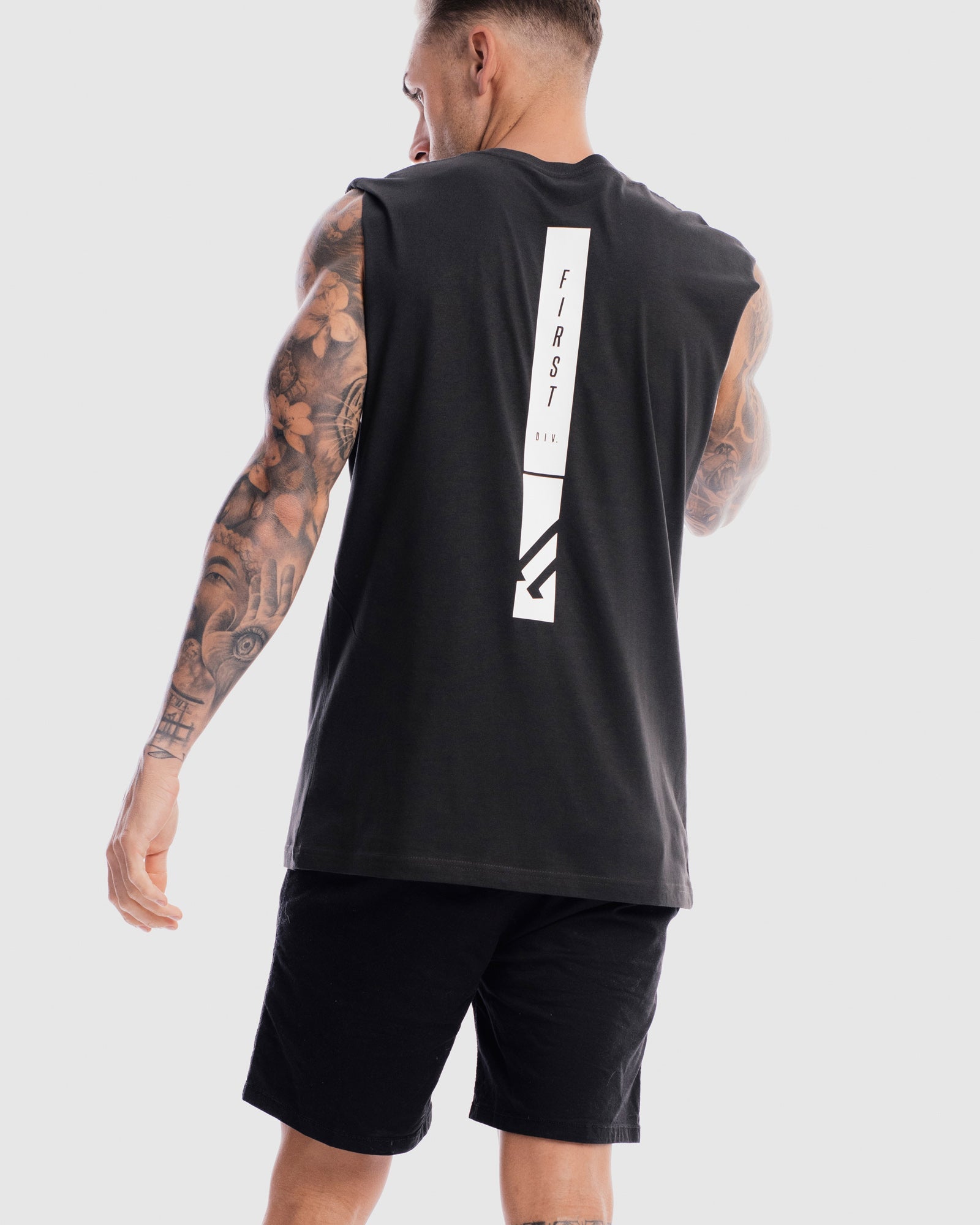 Mens Midfield Tank - Vintage Black