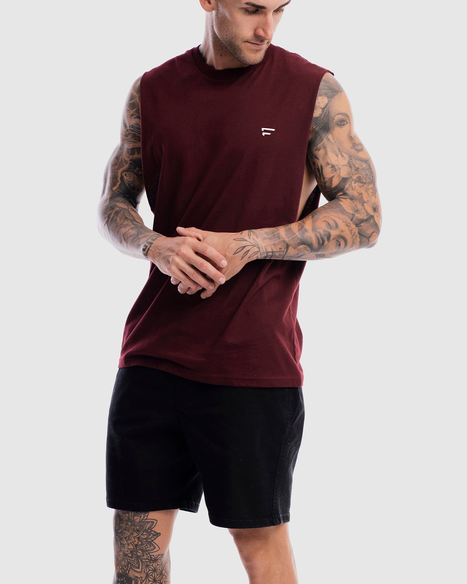 Mens Performance Crest Rise Tank - Ox