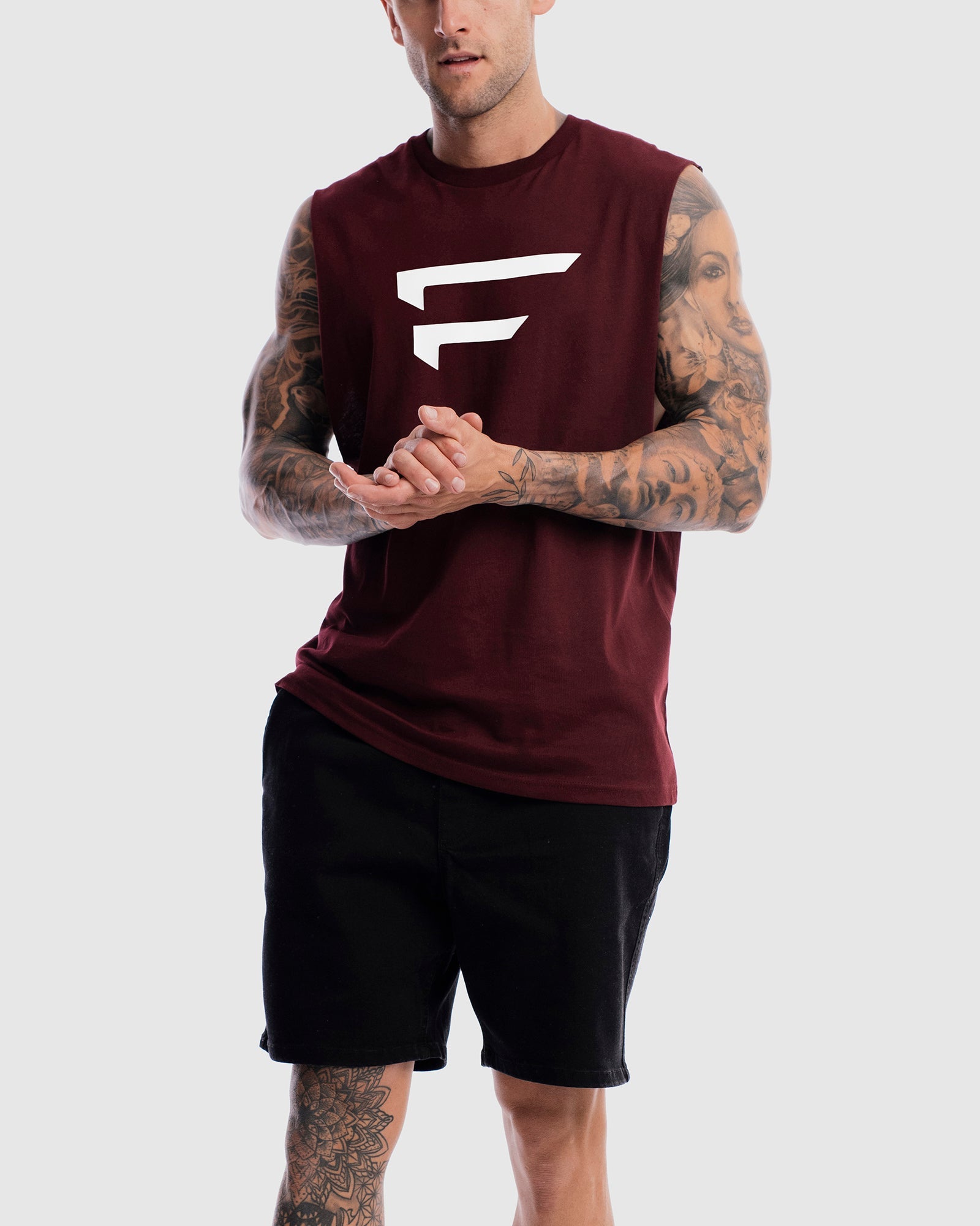 Mens Performance Logo Tank - Ox