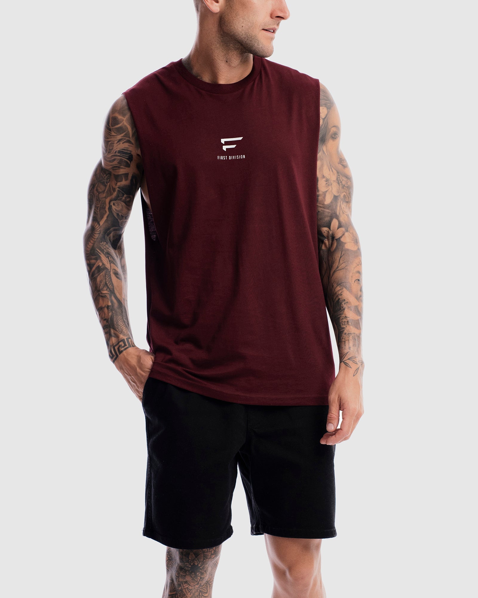 Mens Pro Centre Tank - Ox