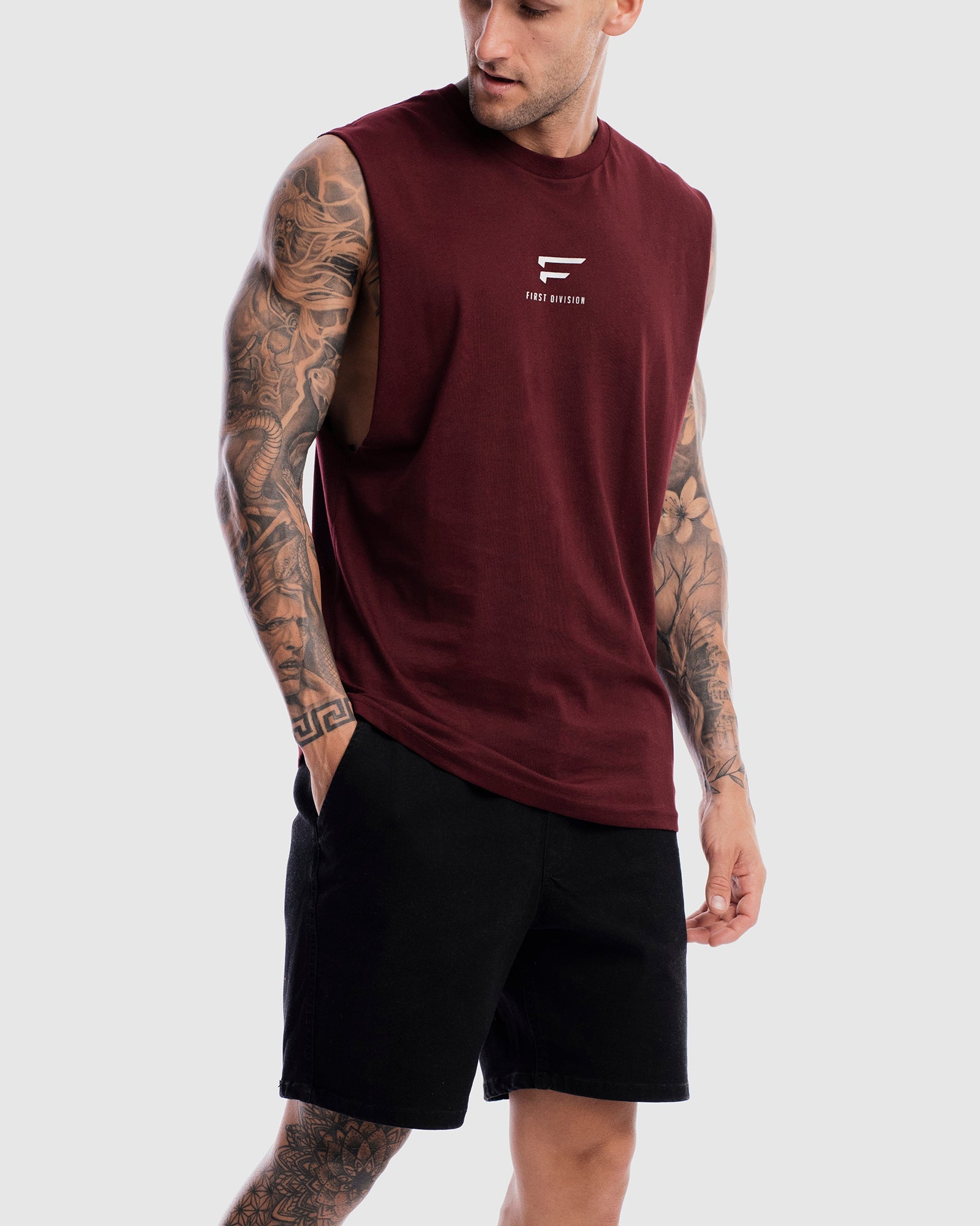 Mens Pro Centre Tank - Ox