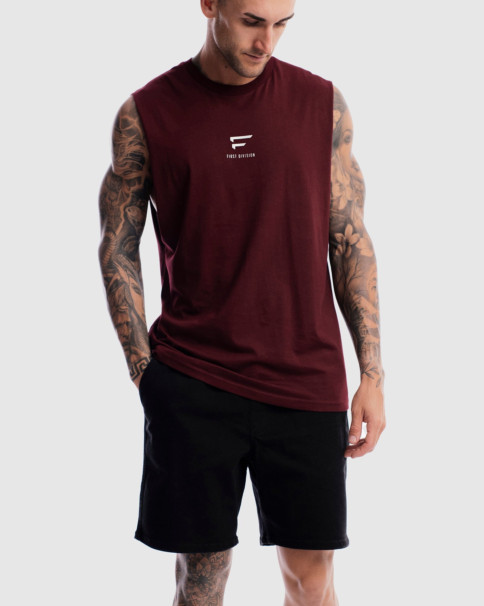 Mens Pro Centre Tank - Ox