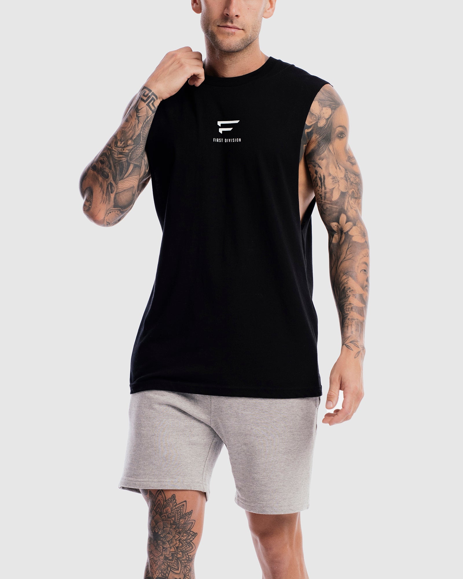 Mens Pro Centre Tank - Black