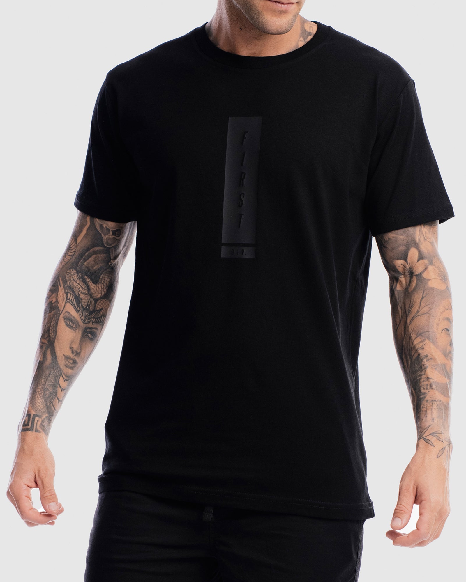 Mens Midfield Mono Tee - Black
