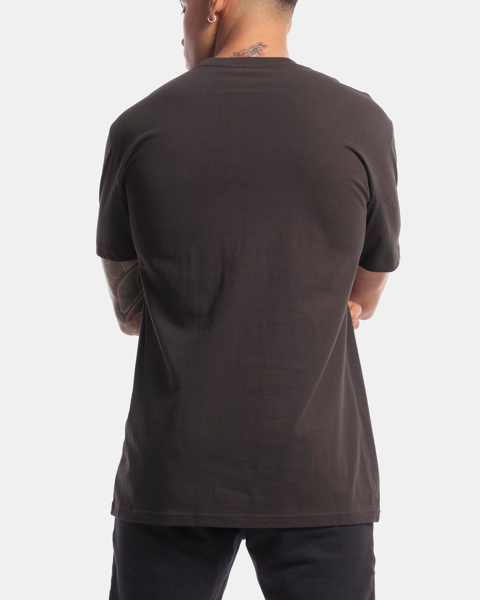 Mens Performance Camo Logo Tee - Vintage Black