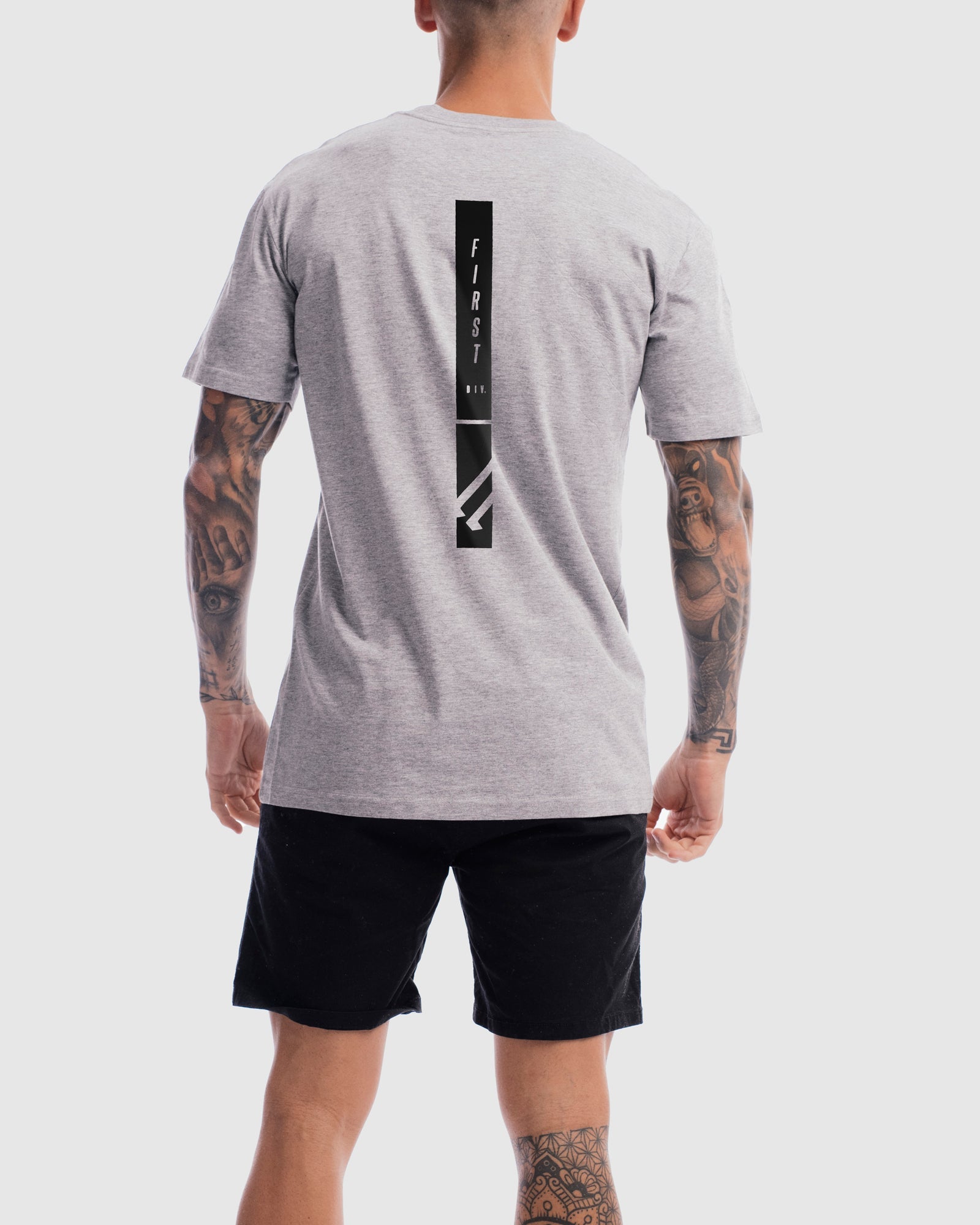 Mens MidField Tee - Marle Grey