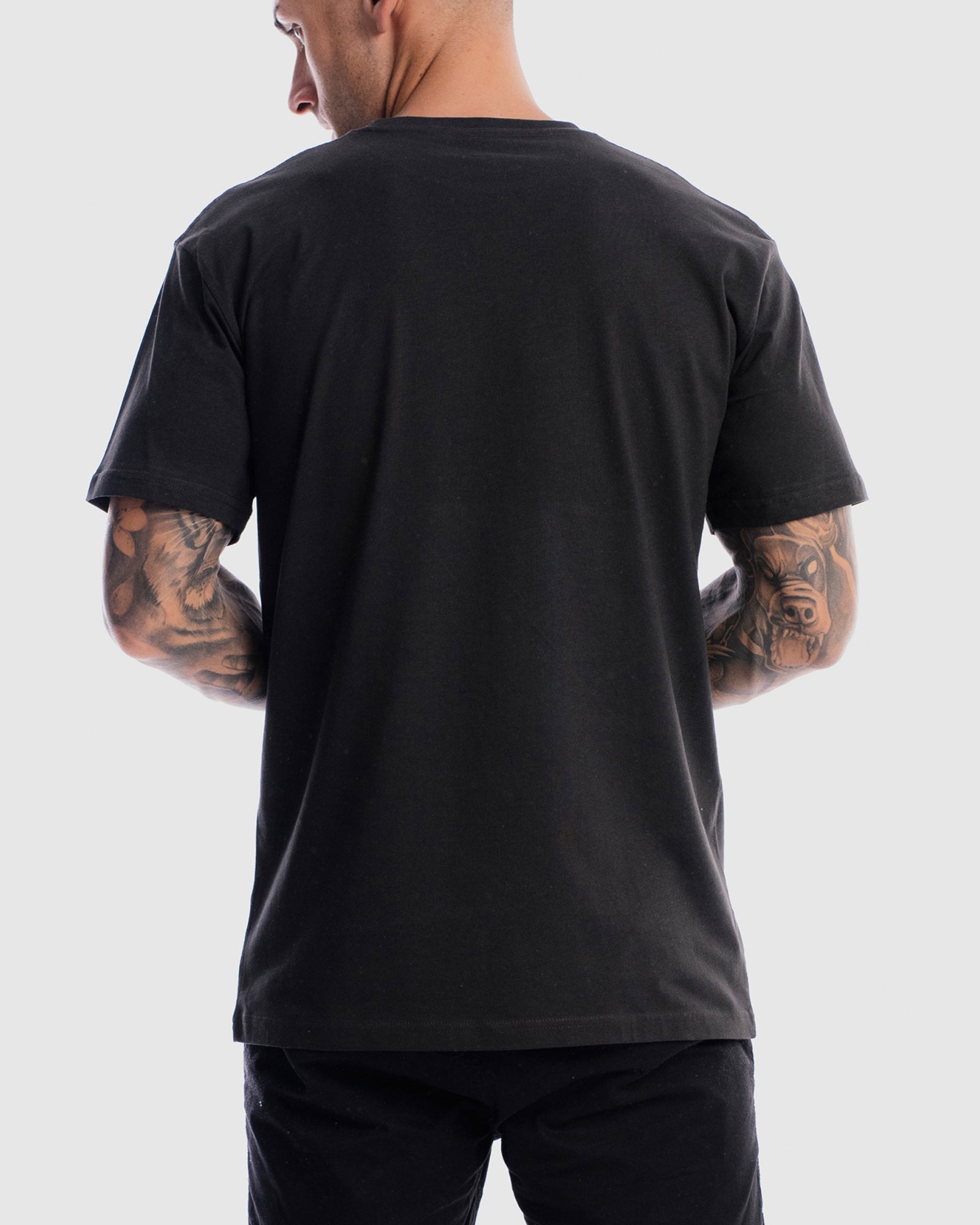 Mens Performance Logo Tee - Vintage Black