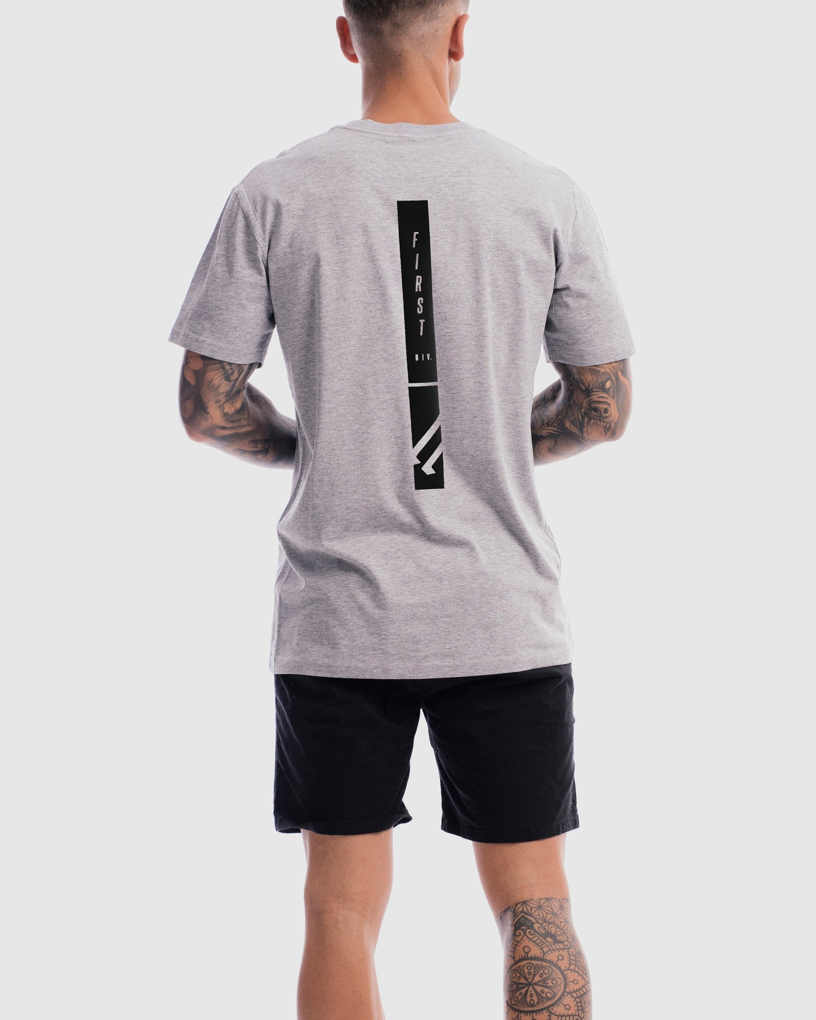 Mens MidField Tee - Marle Grey