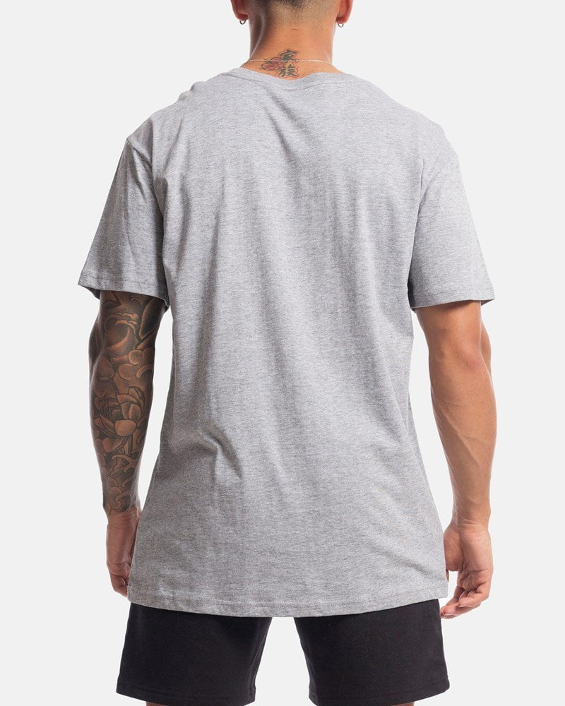 Mens Performance Camo Logo Tee - Marle Grey
