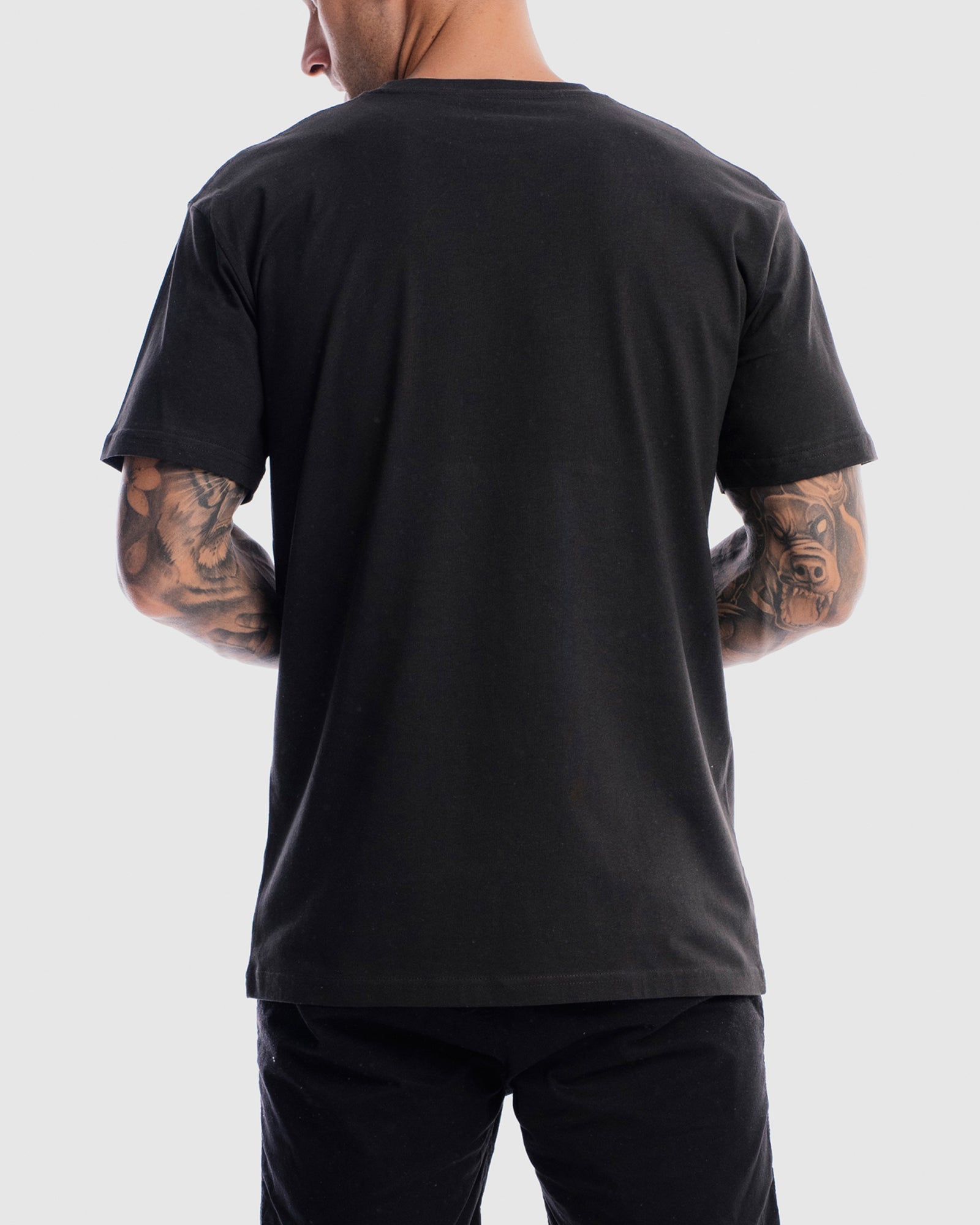 Mens Performance Crest Rise Tee - Vintage Black