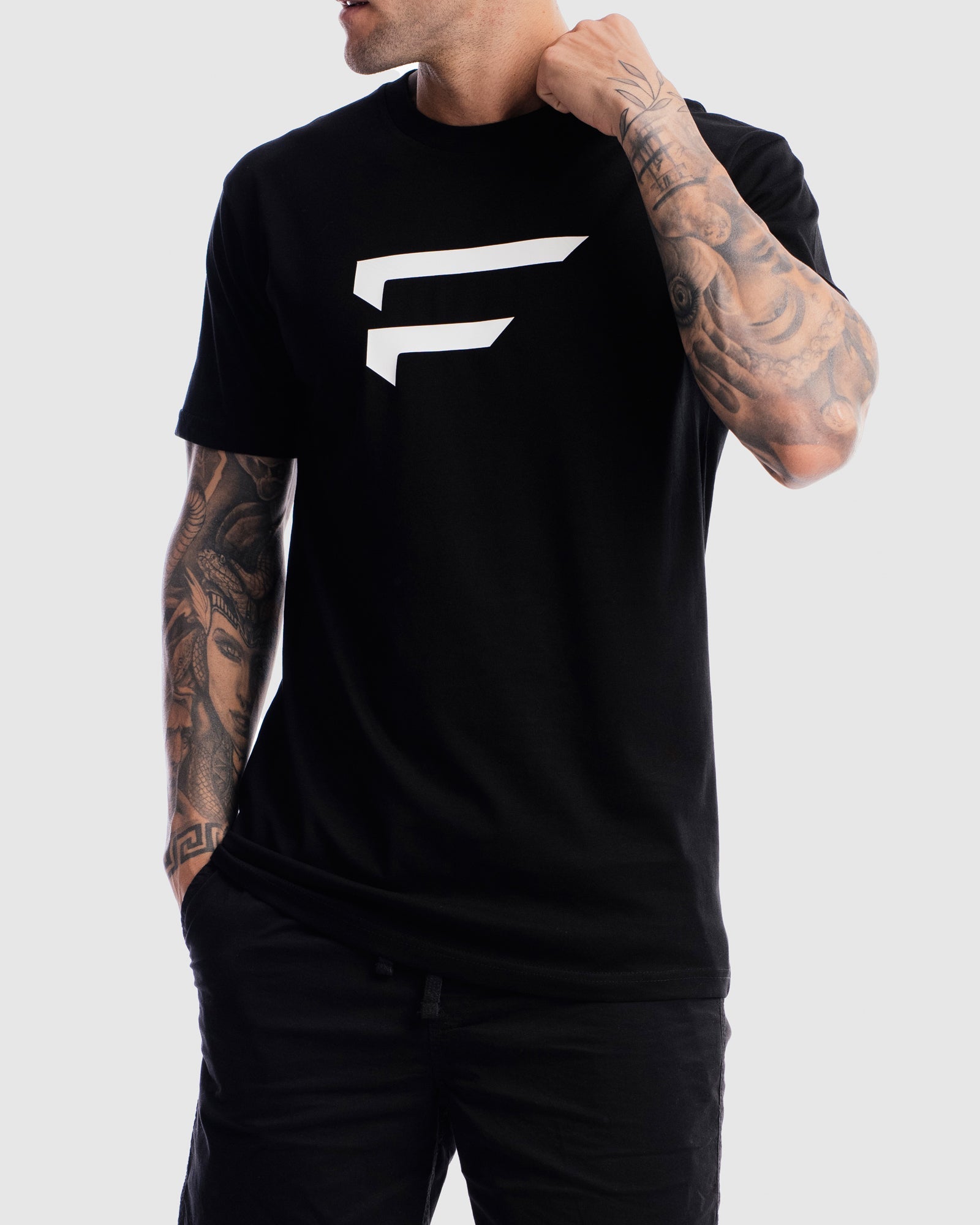 Mens Performance Logo Tee - Black