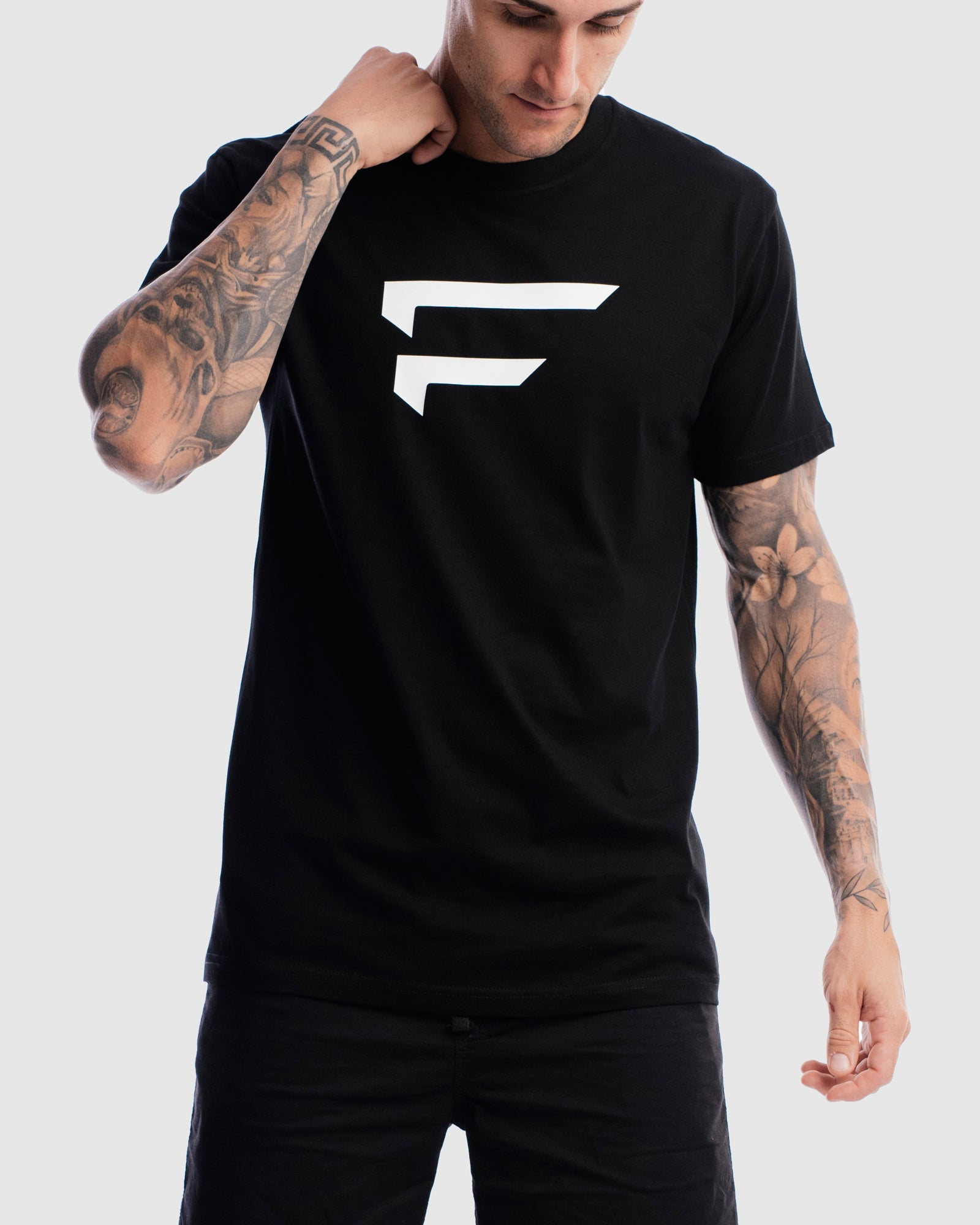 Mens Performance Logo Tee - Black