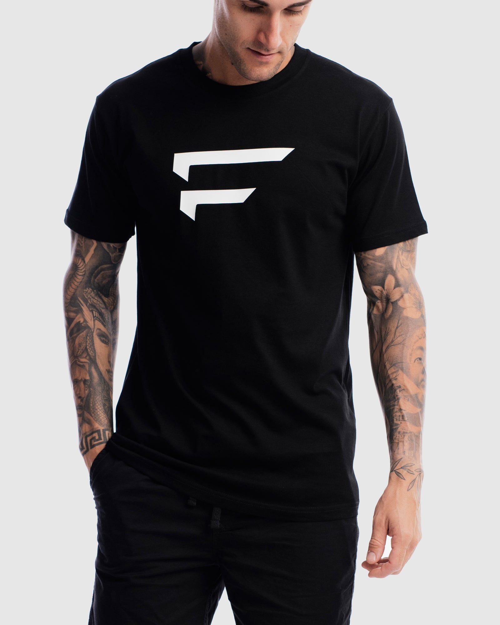 Mens Performance Logo Tee - Black