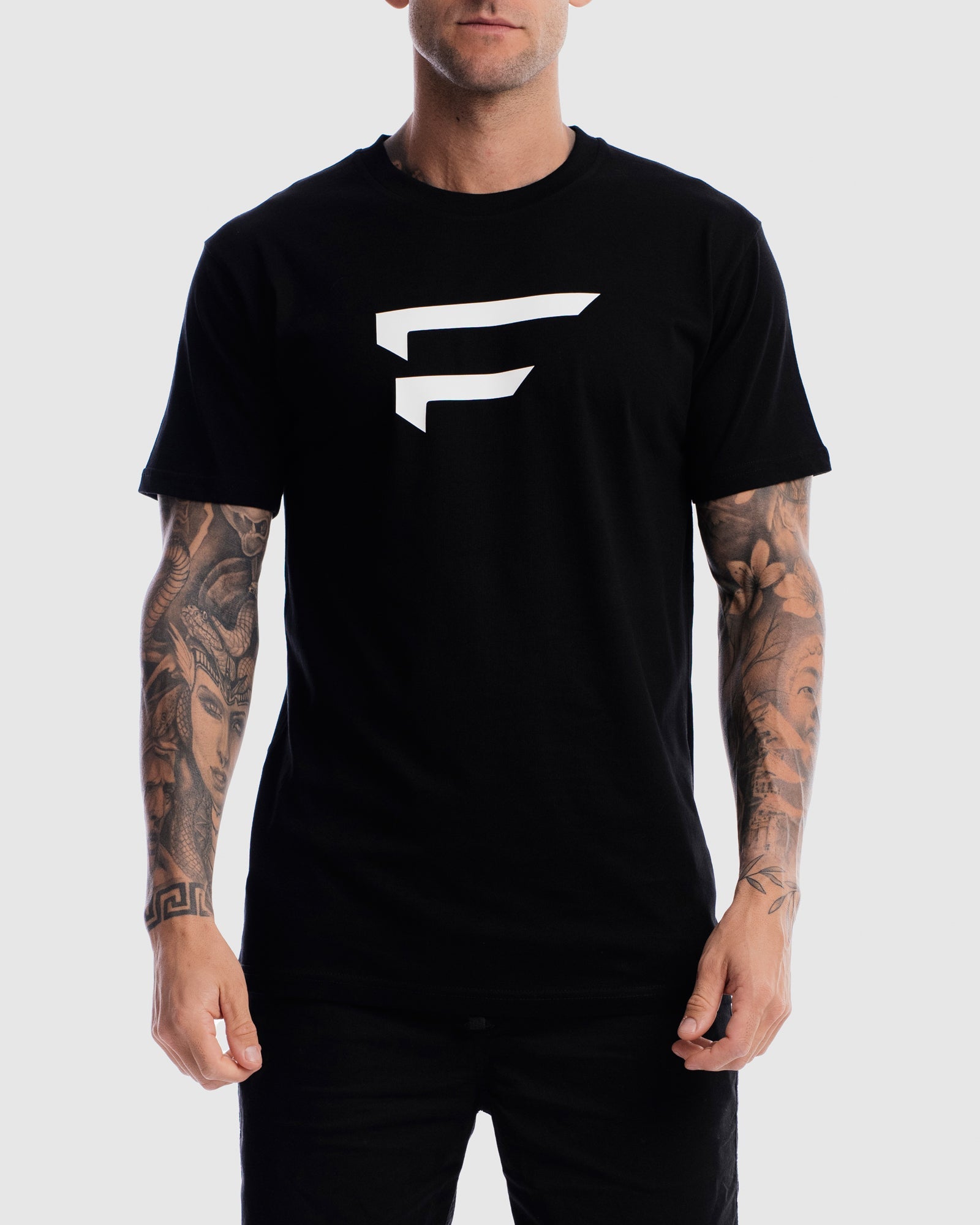 Mens Performance Logo Tee - Black