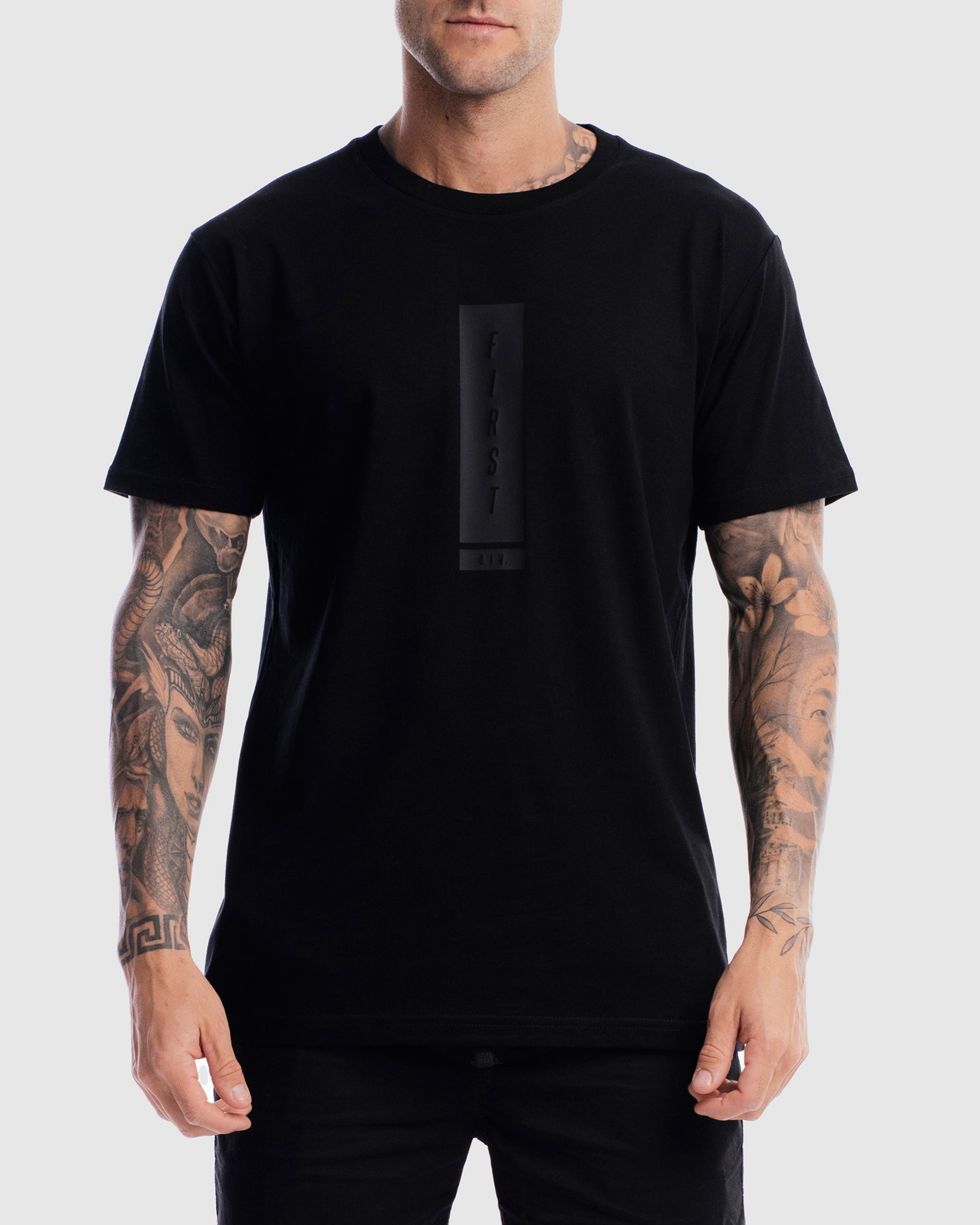 Mens Midfield Mono Tee - Black