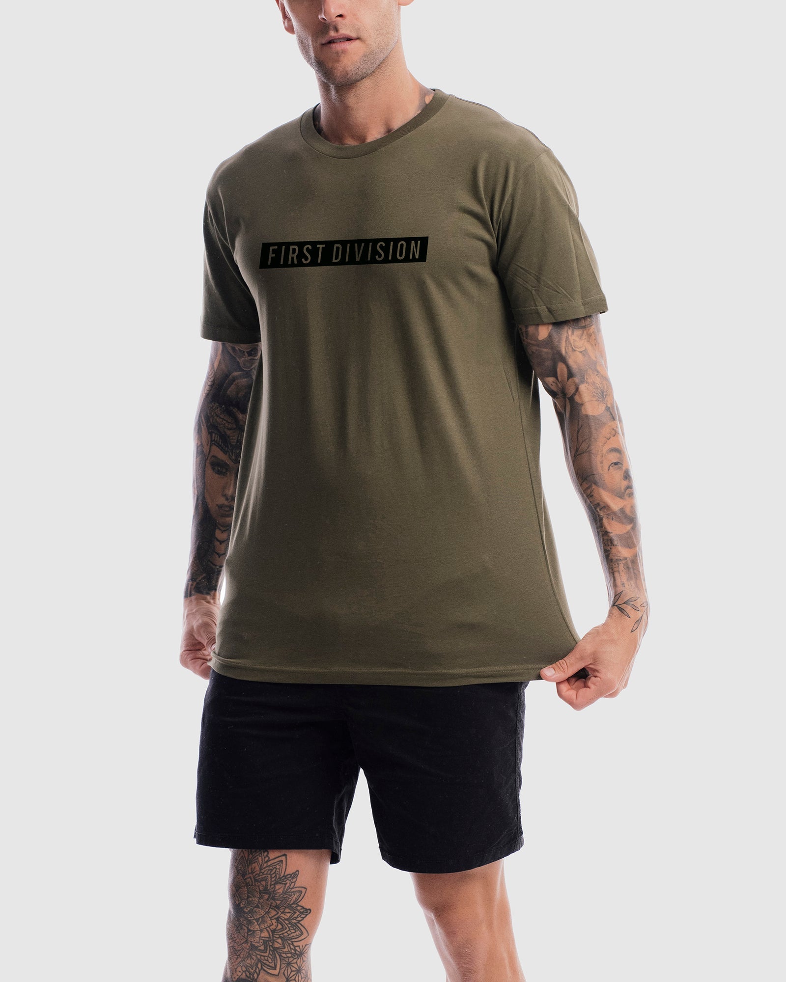 Mens Box Tee - Olive