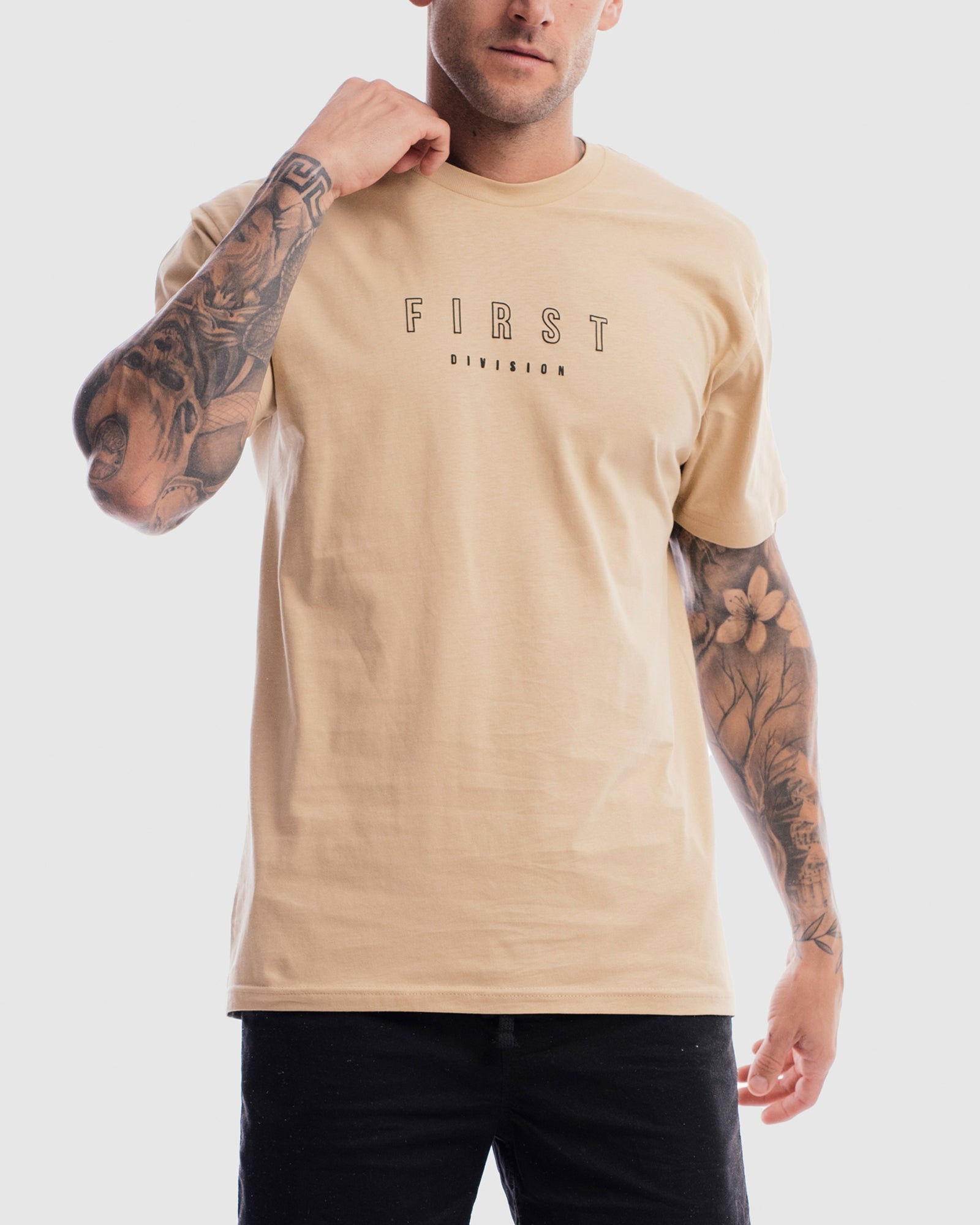 Mens First Rise Tee - Camel