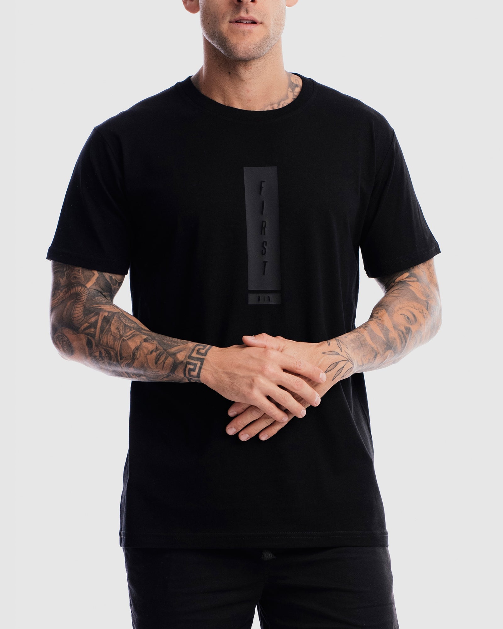 Mens Midfield Mono Tee - Black