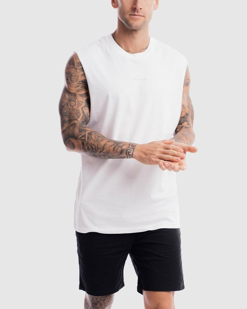 Mens Division Tank - White