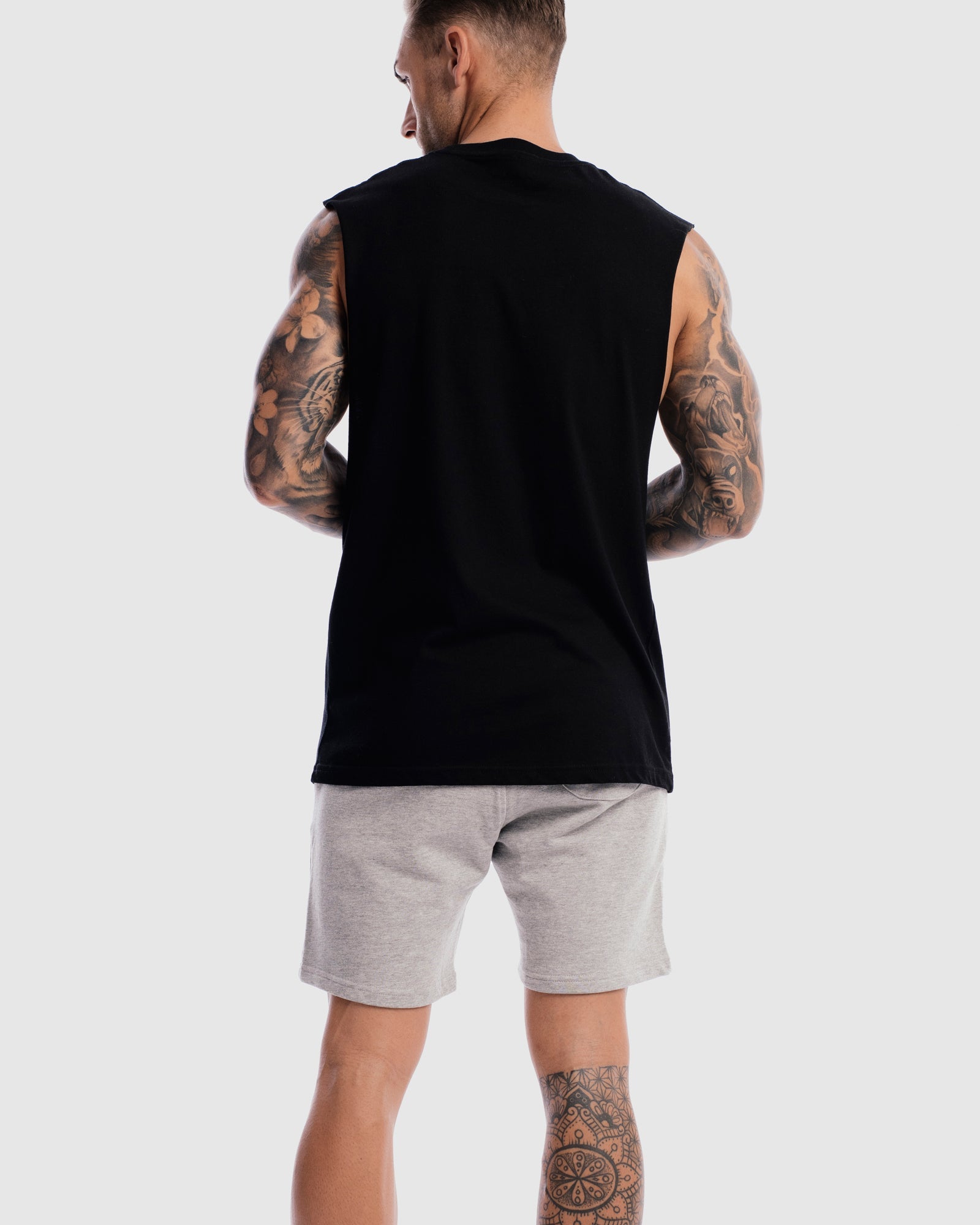 Mens Core Crest Tank - Black