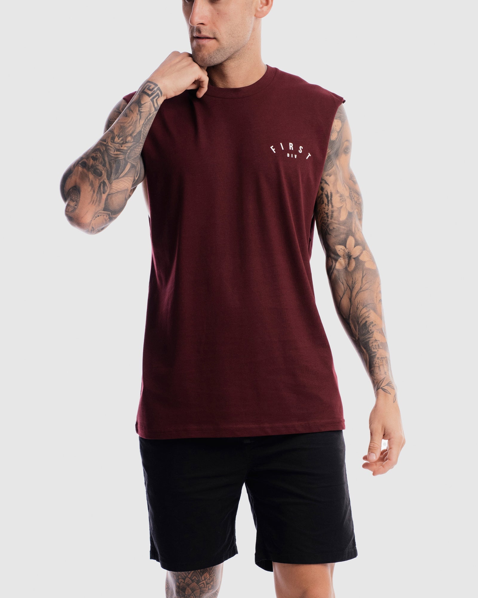 Mens Core Crest Tank - Ox