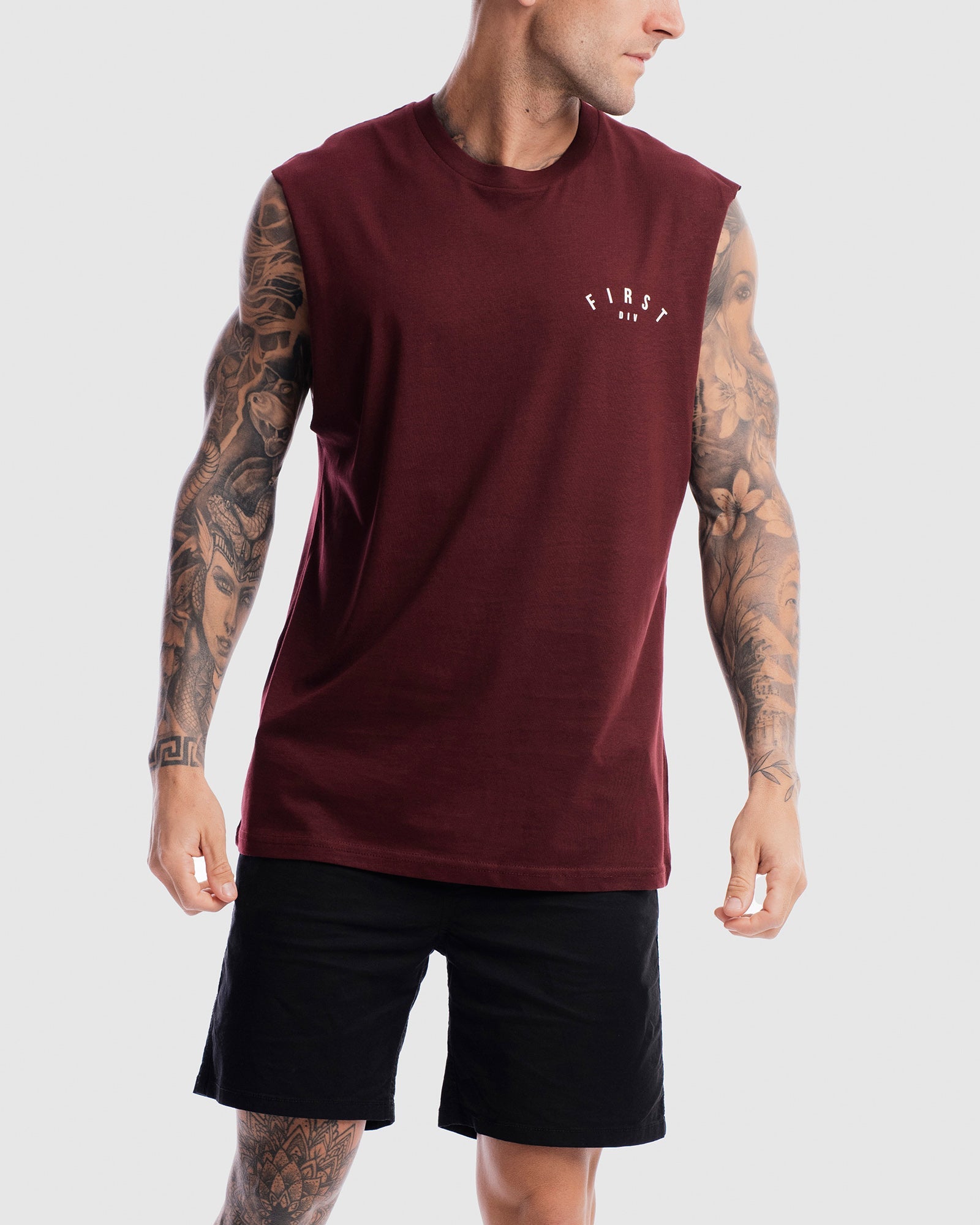 Mens Core Crest Tank - Ox